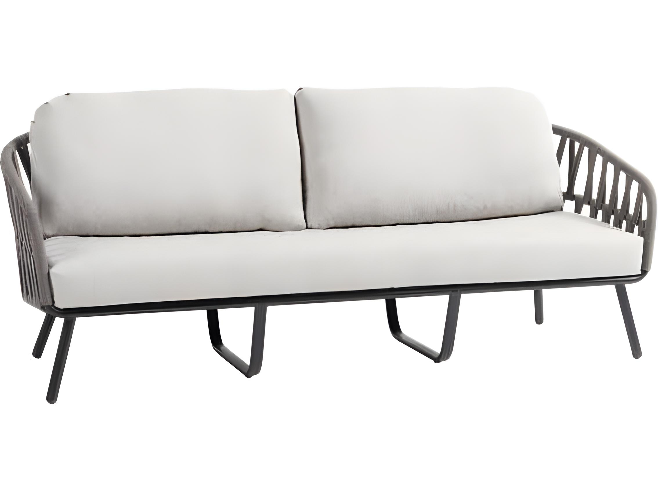 Ratana Hamptons Silver Diva Night Aluminum Cushion Sofa