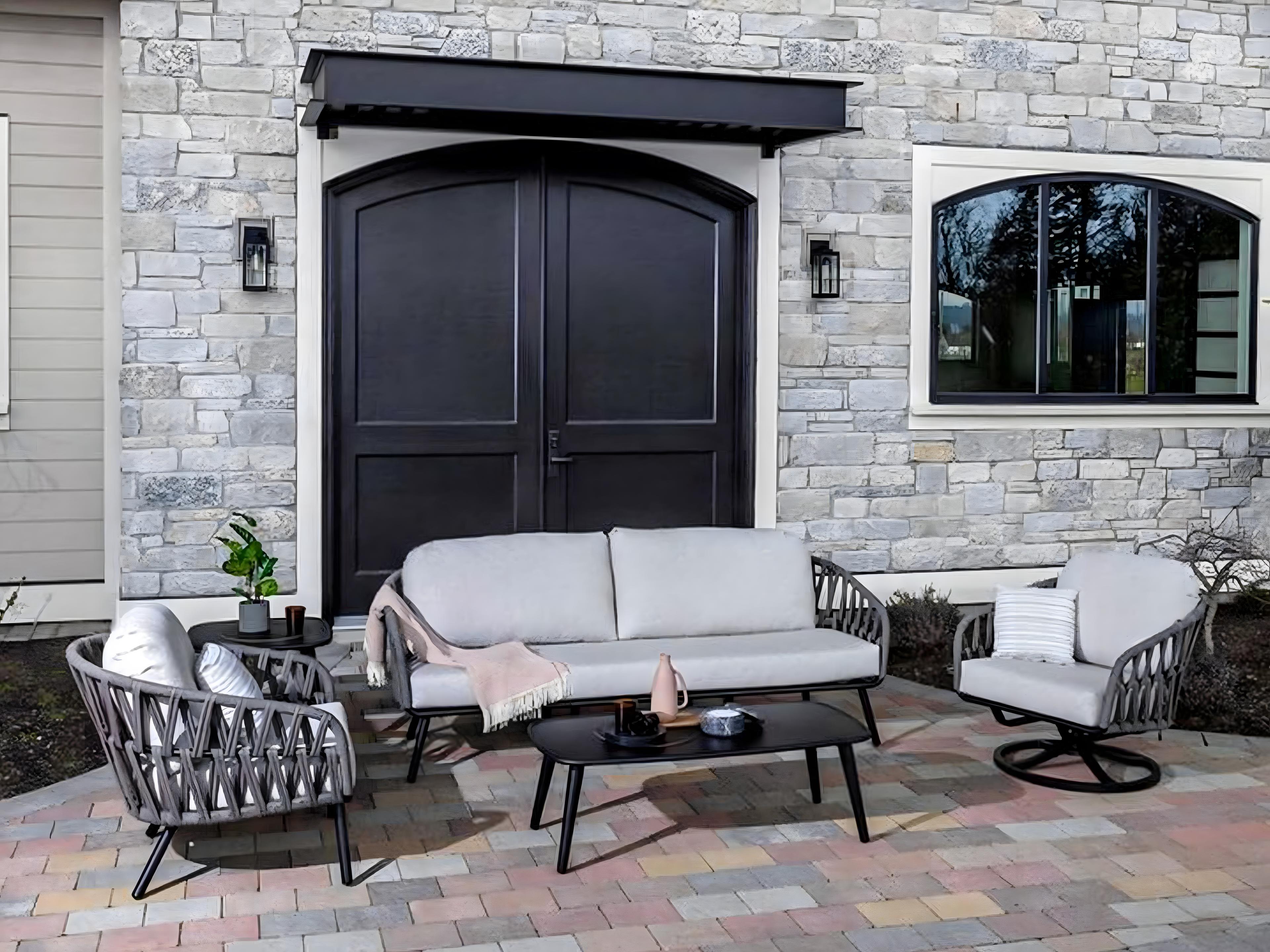 Ratana Hamptons Silver Diva Night Aluminum Square End Table