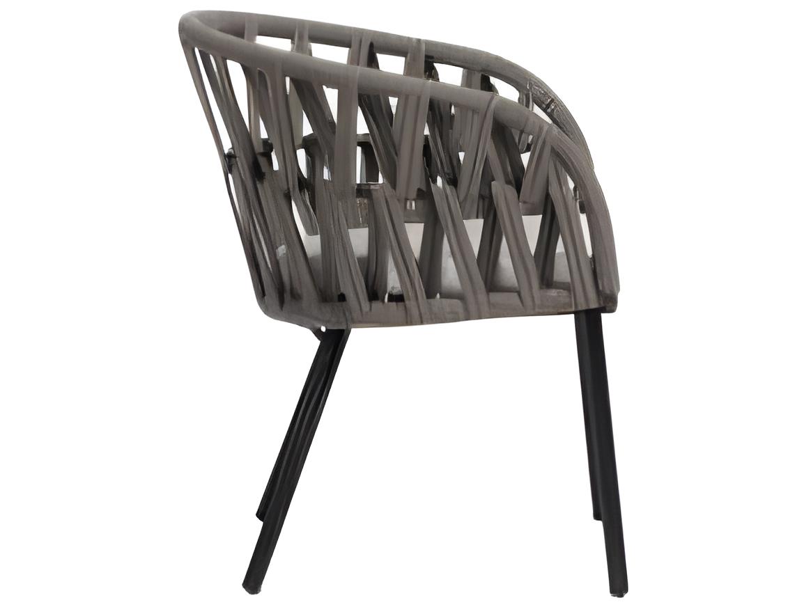 Ratana Hamptons Silver Diva Night Aluminum Cushion Dining Chair