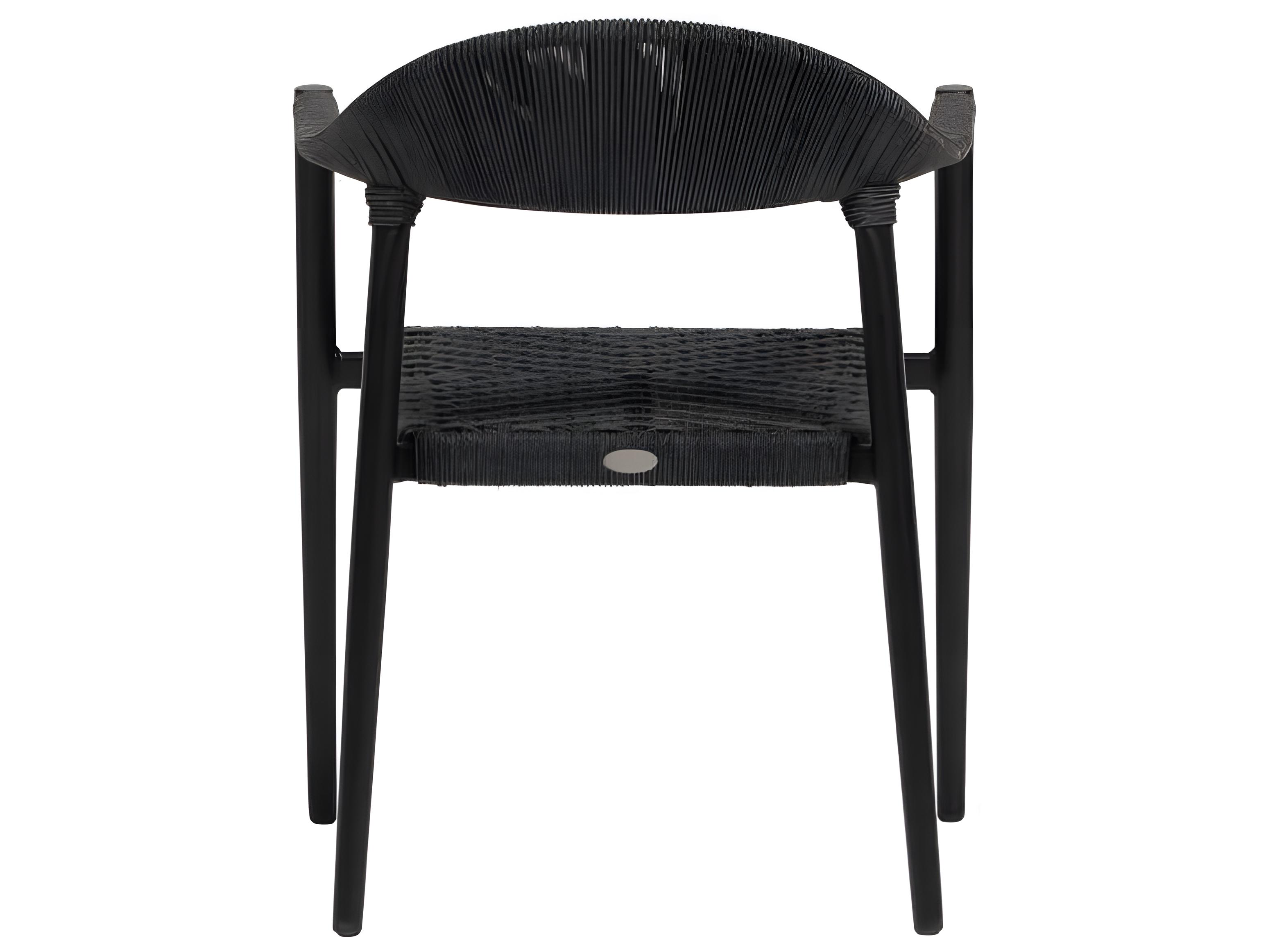 Ratana Ballina Silver Diva Night Aluminum Strap Dining Chair