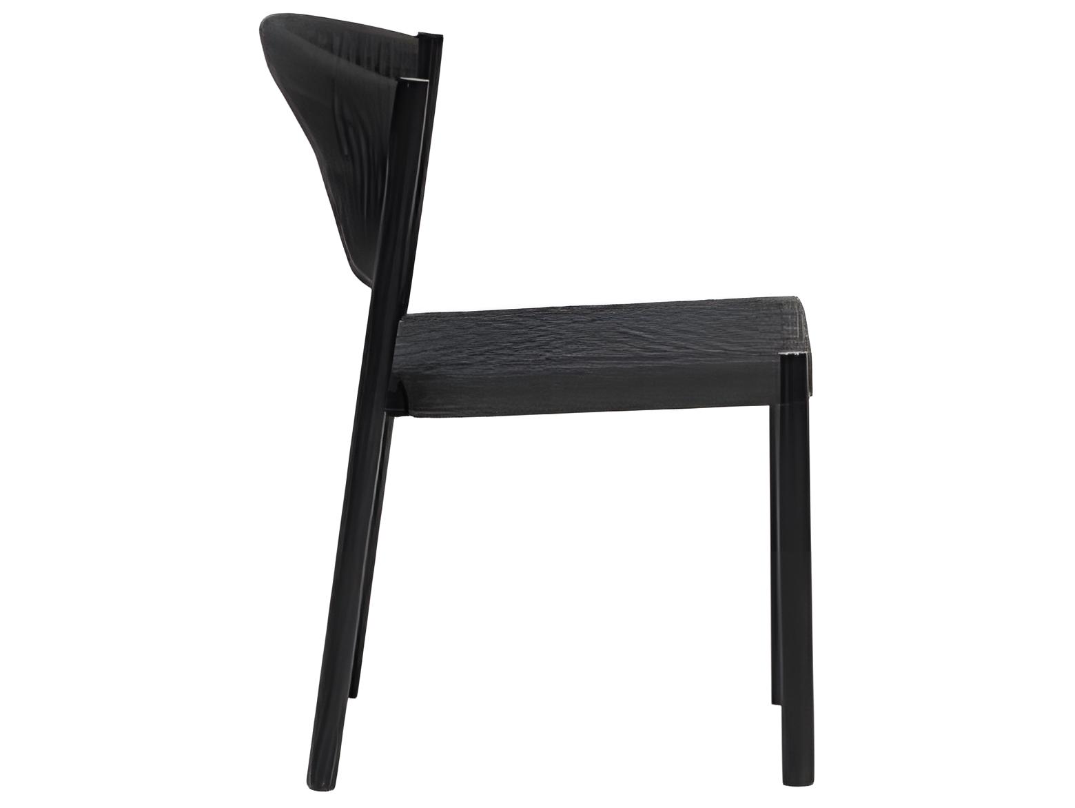 Ratana Naples Silver Diva Night Aluminum Strap Dining Chair