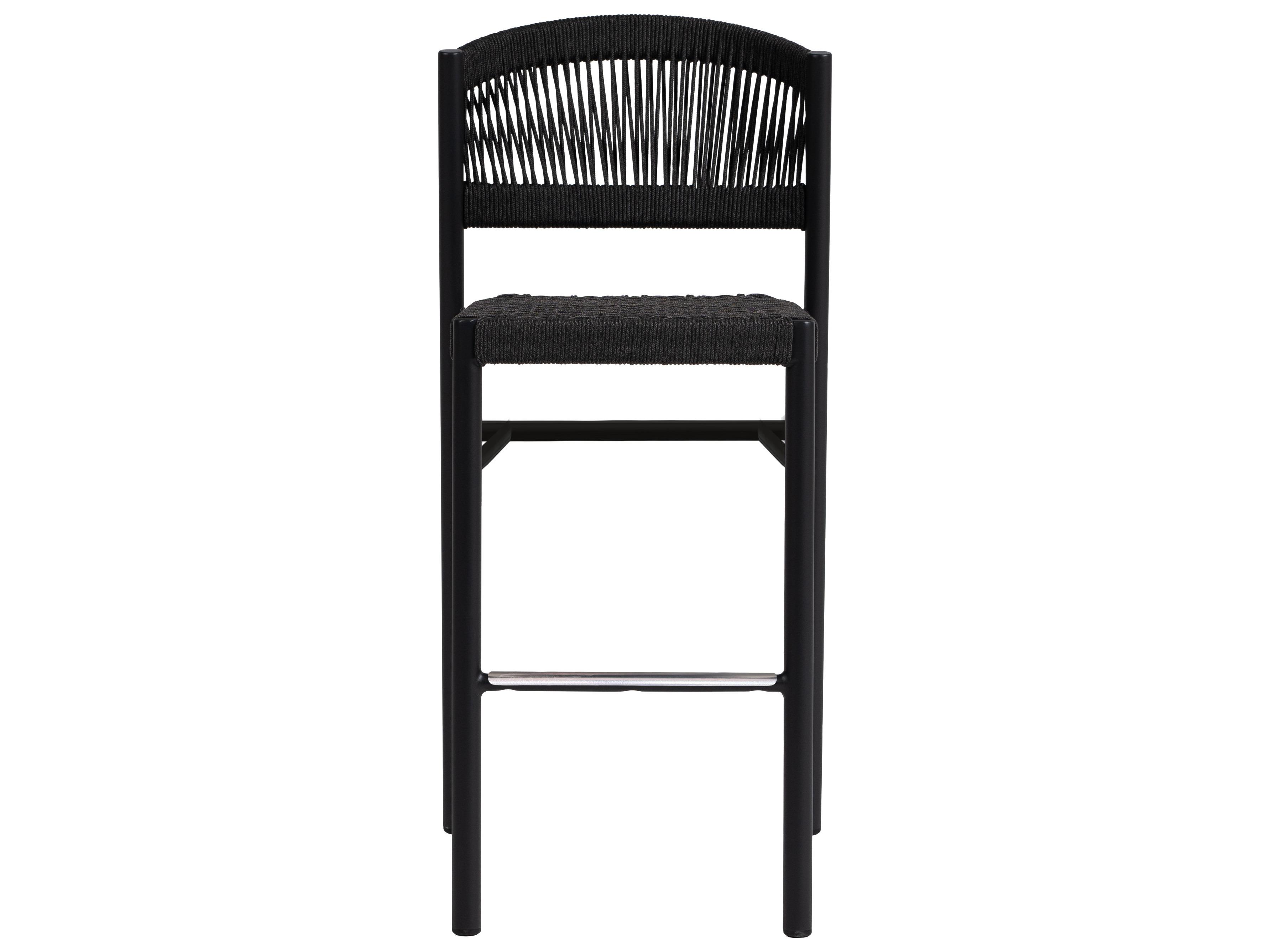 Ratana Naples Aluminum Rope Bar Stool