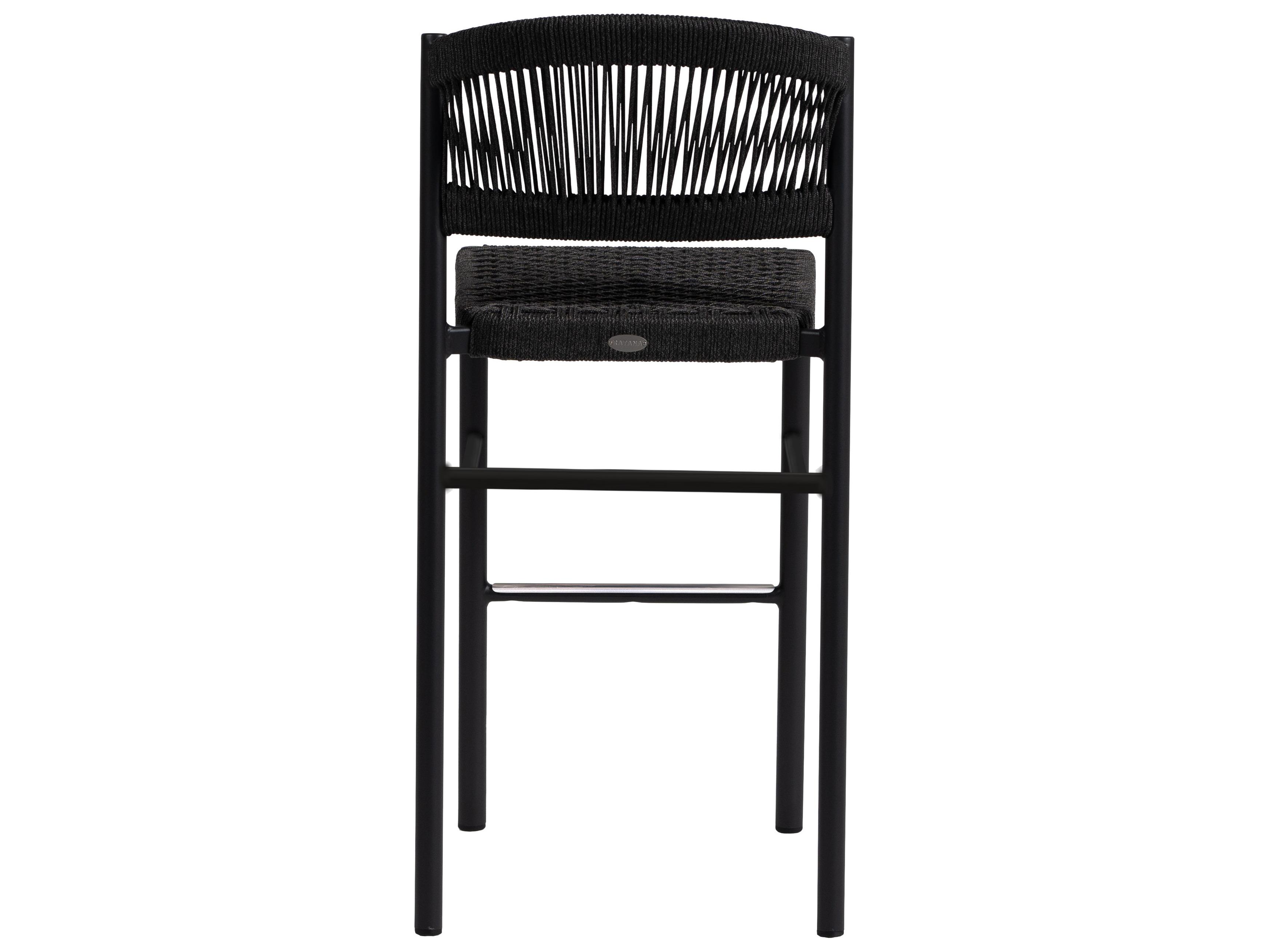 Ratana Naples Aluminum Rope Bar Stool