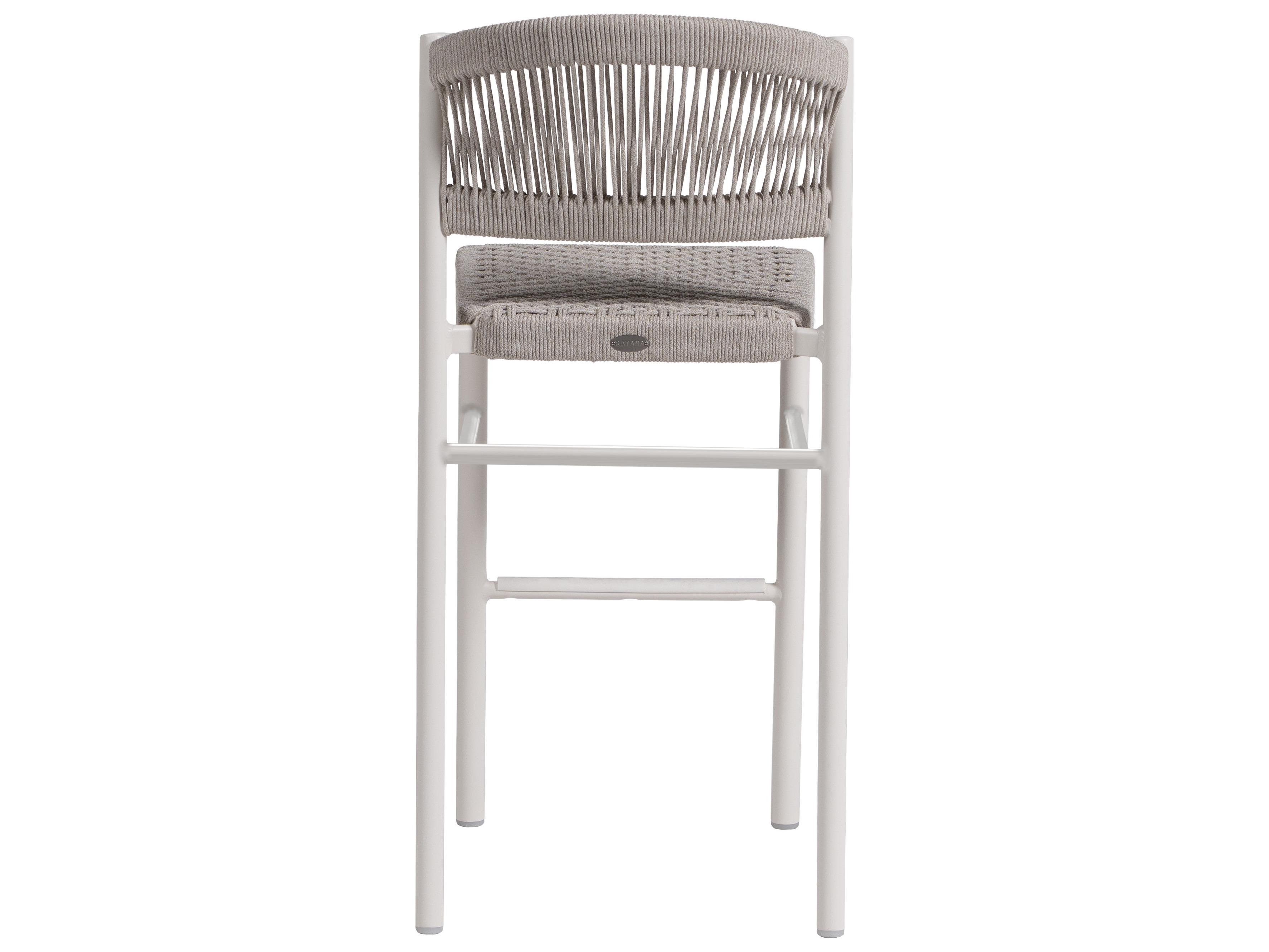 Ratana Naples Aluminum Rope Bar Stool