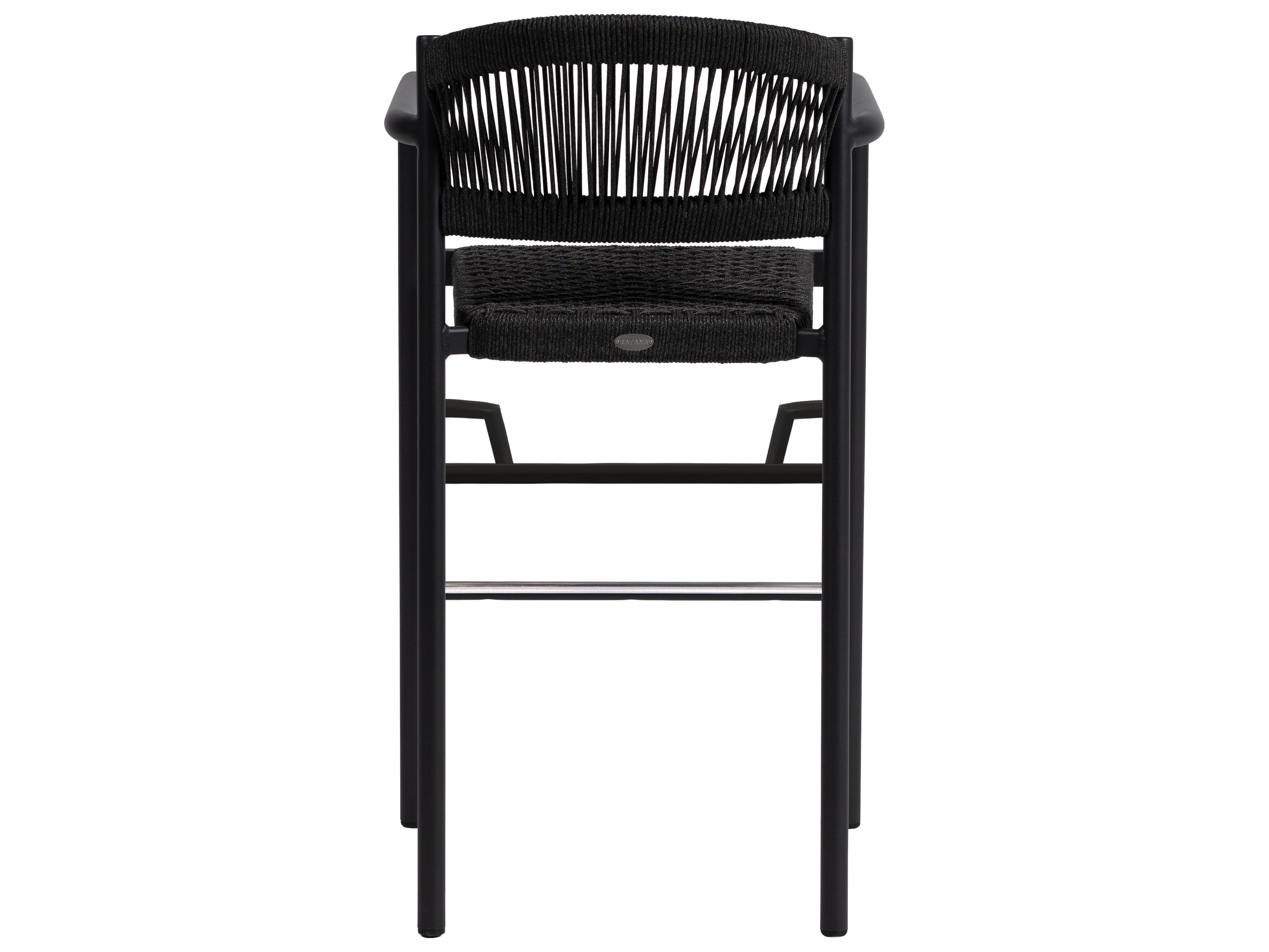 Ratana Naples Aluminum Rope Bar Stool