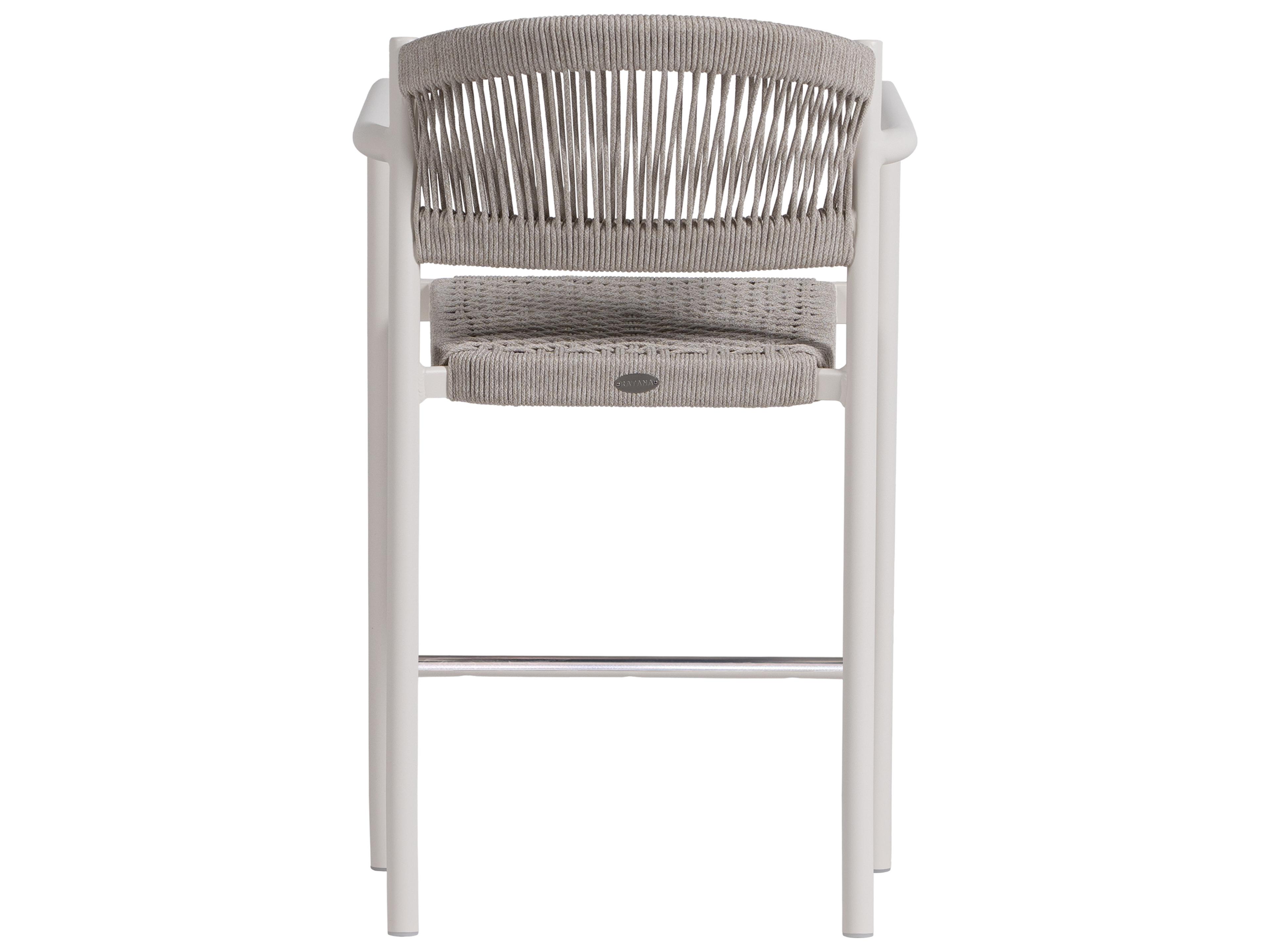 Ratana Naples Aluminum Rope Counter Stool