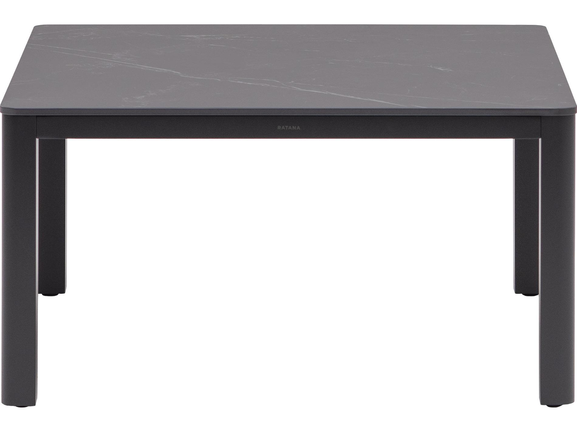 Ratana Hampshire Tables Aluminum Square Coffee Table