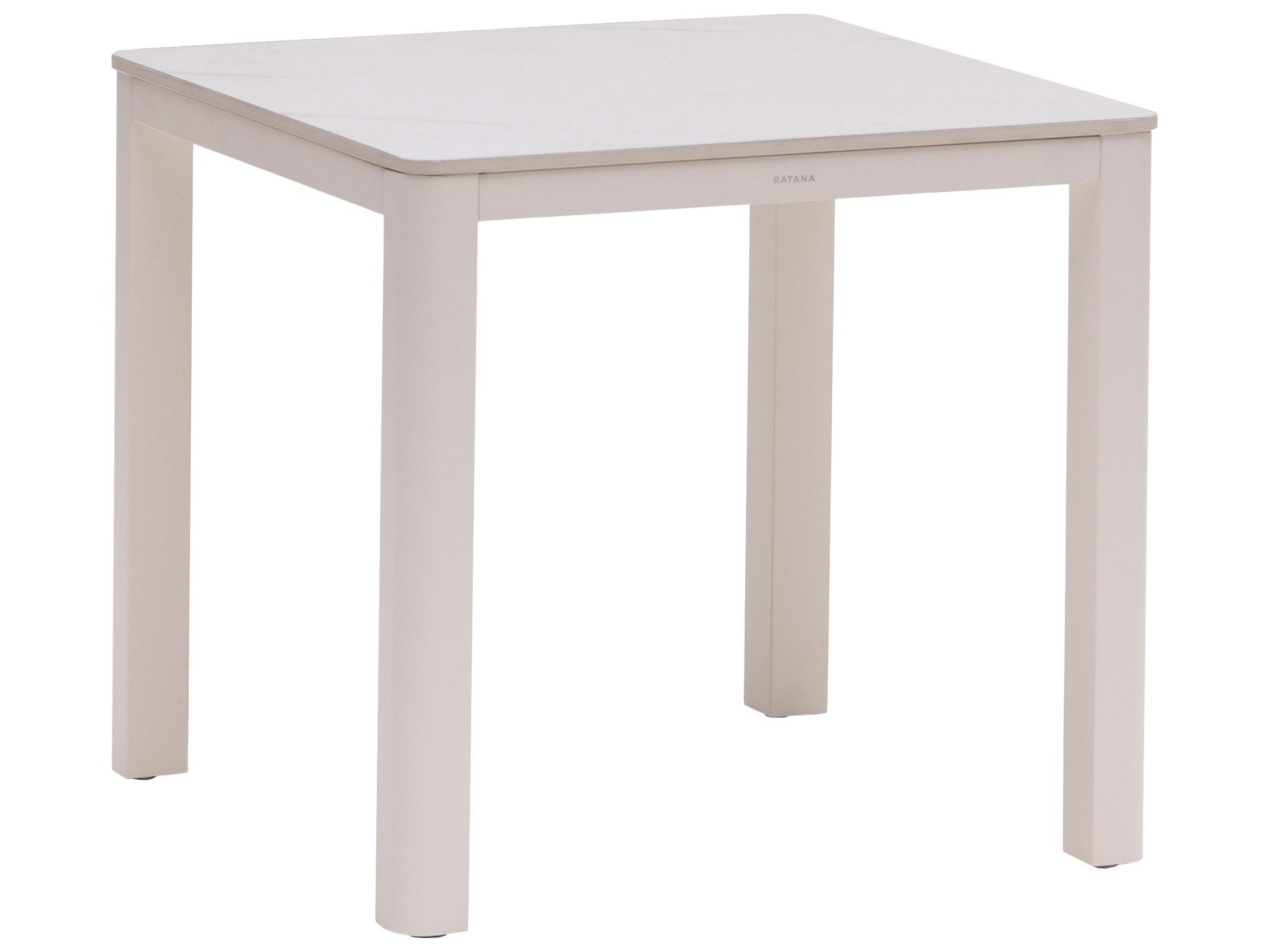 Ratana Hampshire Tables Aluminum Square End Table