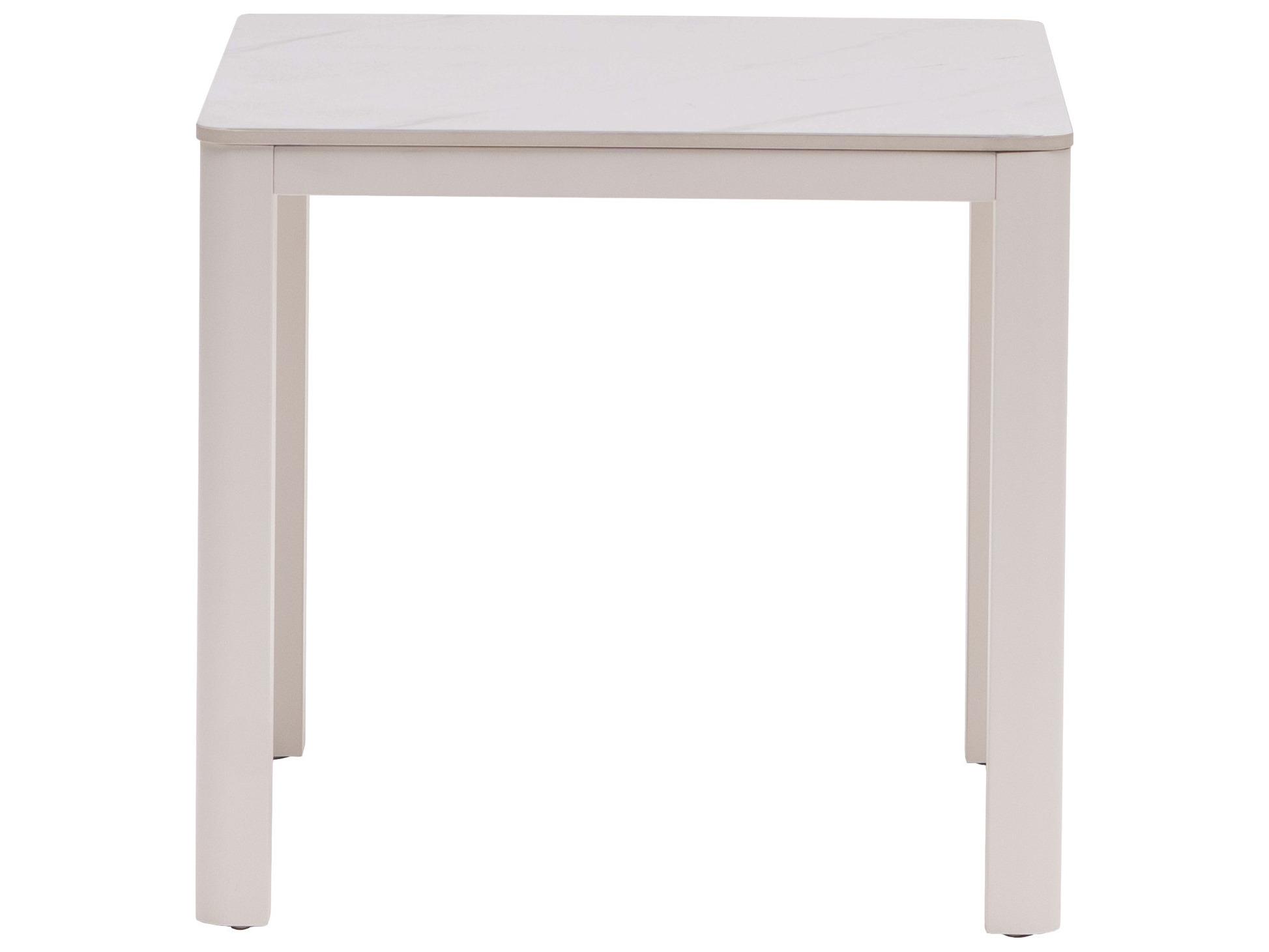Ratana Hampshire Tables Aluminum Square End Table