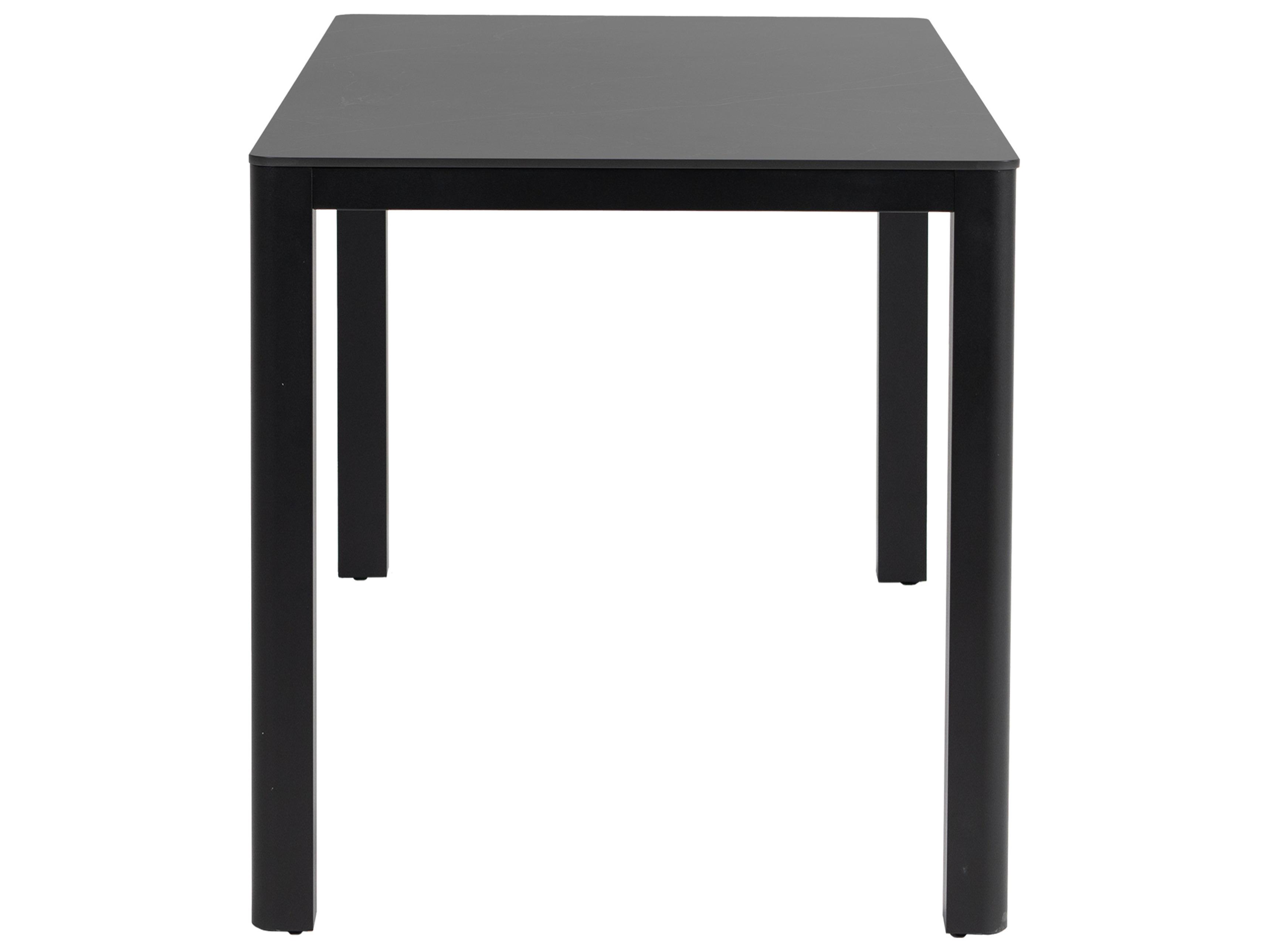 Ratana Hampshire Tables Aluminum Rectangular Umbrella Hole Counter Table