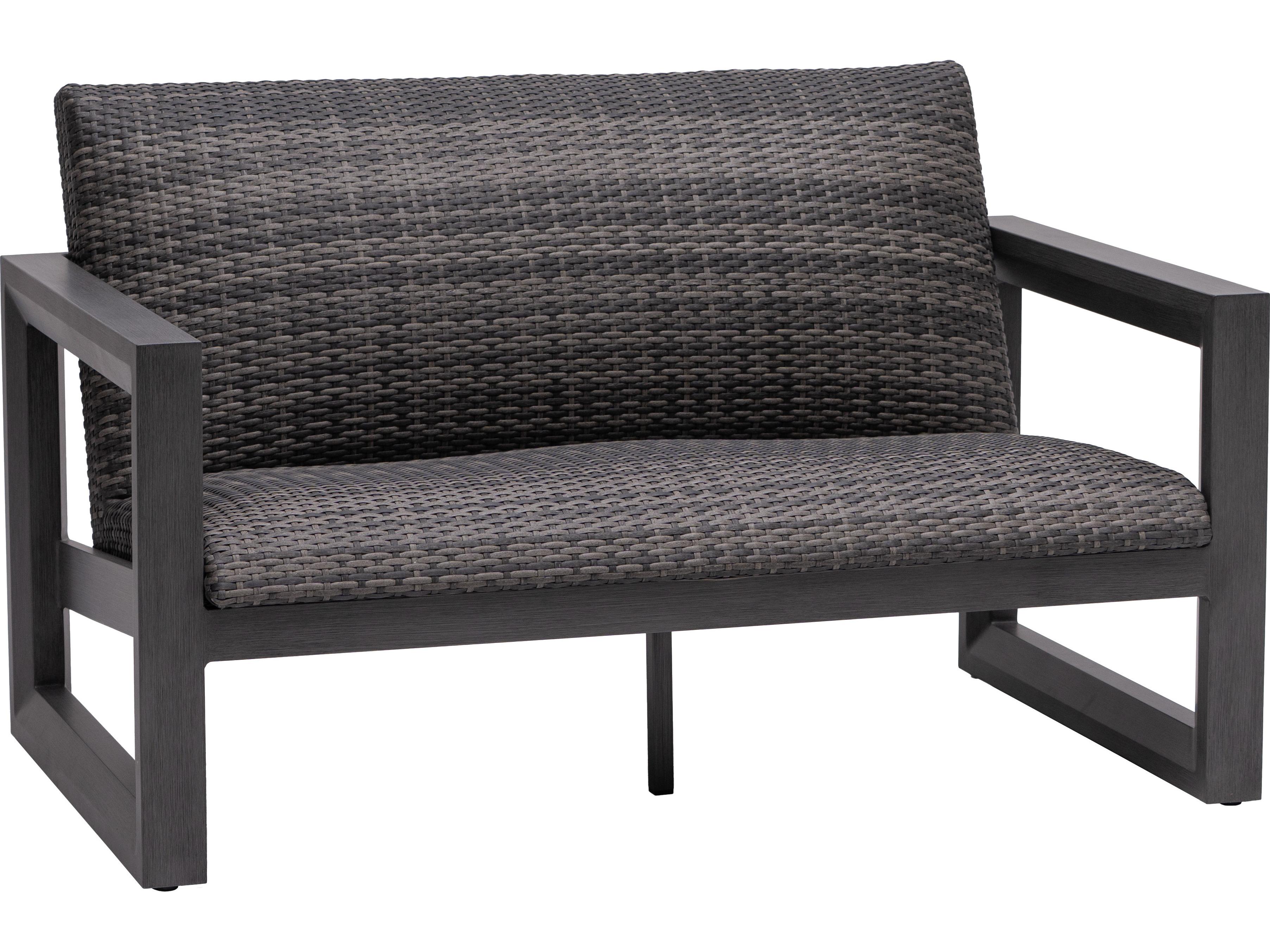 Ratana Bergen Aluminum Wicker Loveseat
