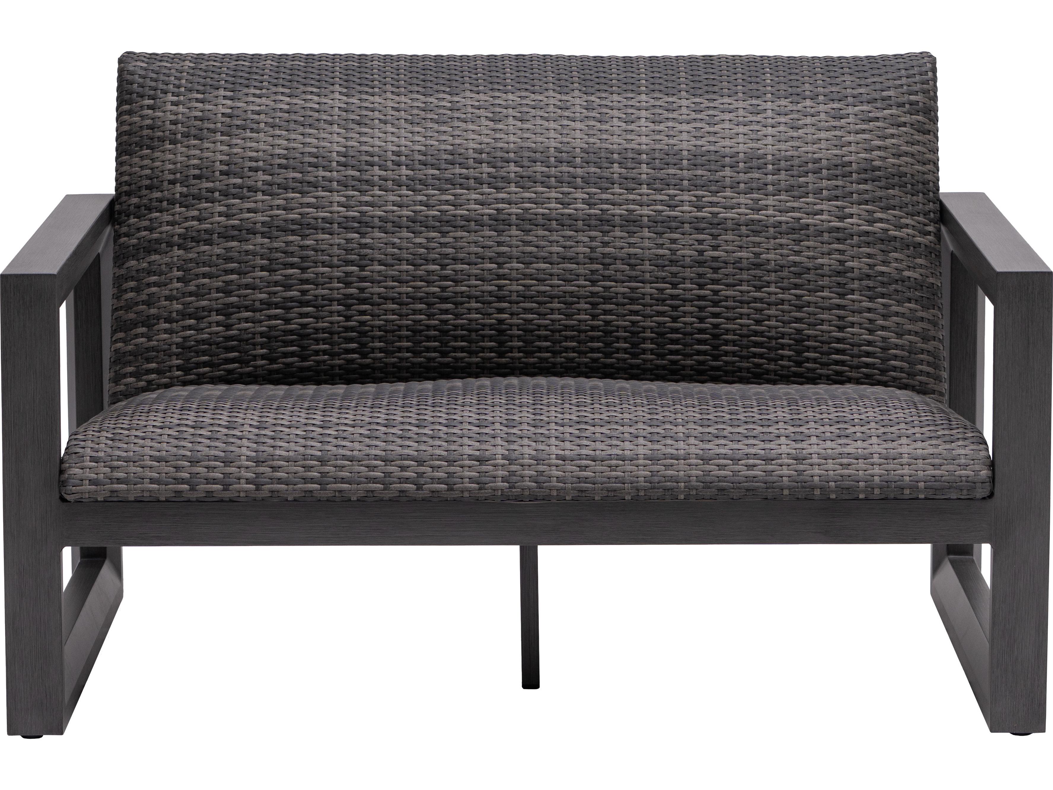 Ratana Bergen Aluminum Wicker Loveseat