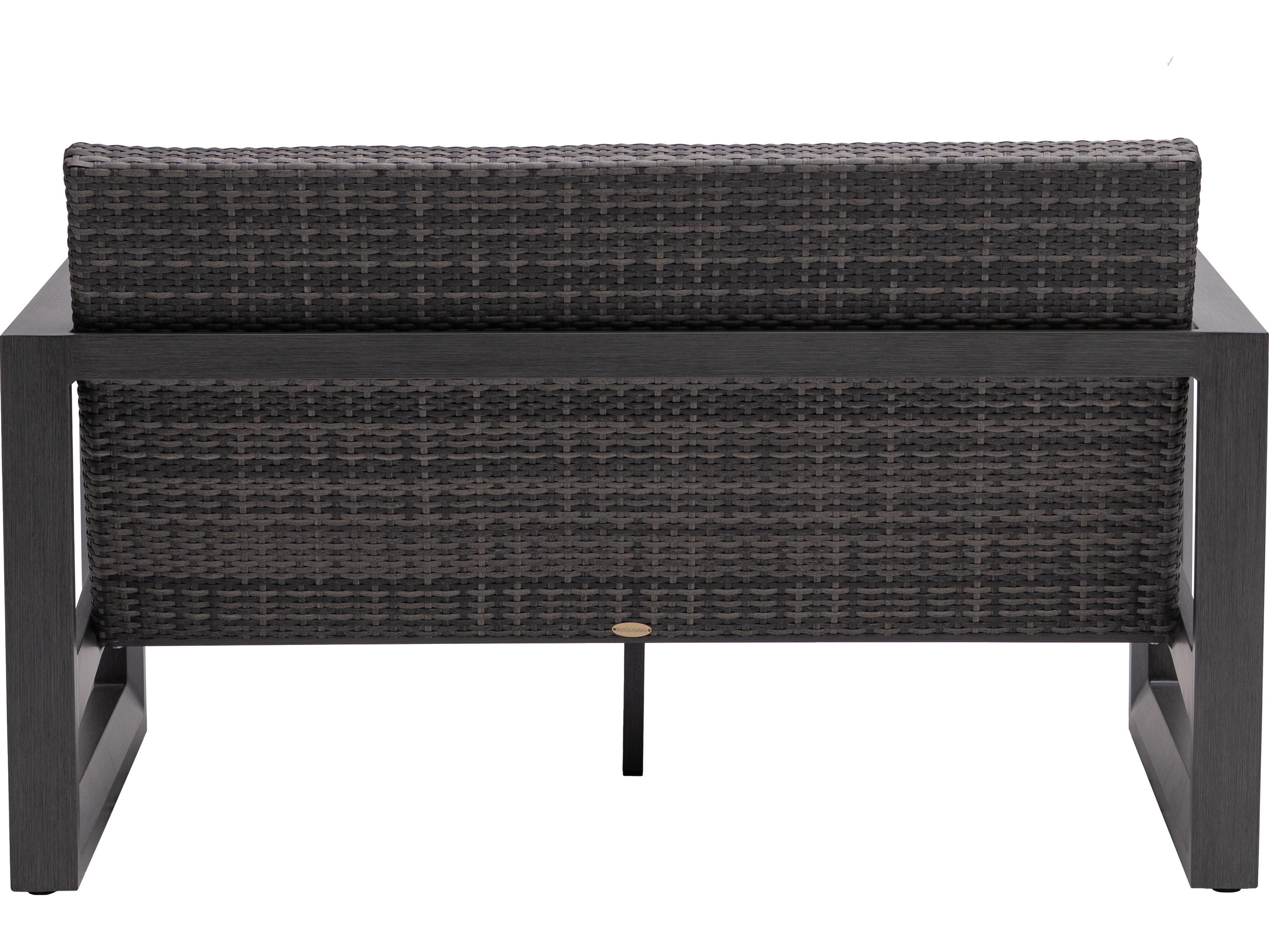 Ratana Bergen Aluminum Wicker Loveseat