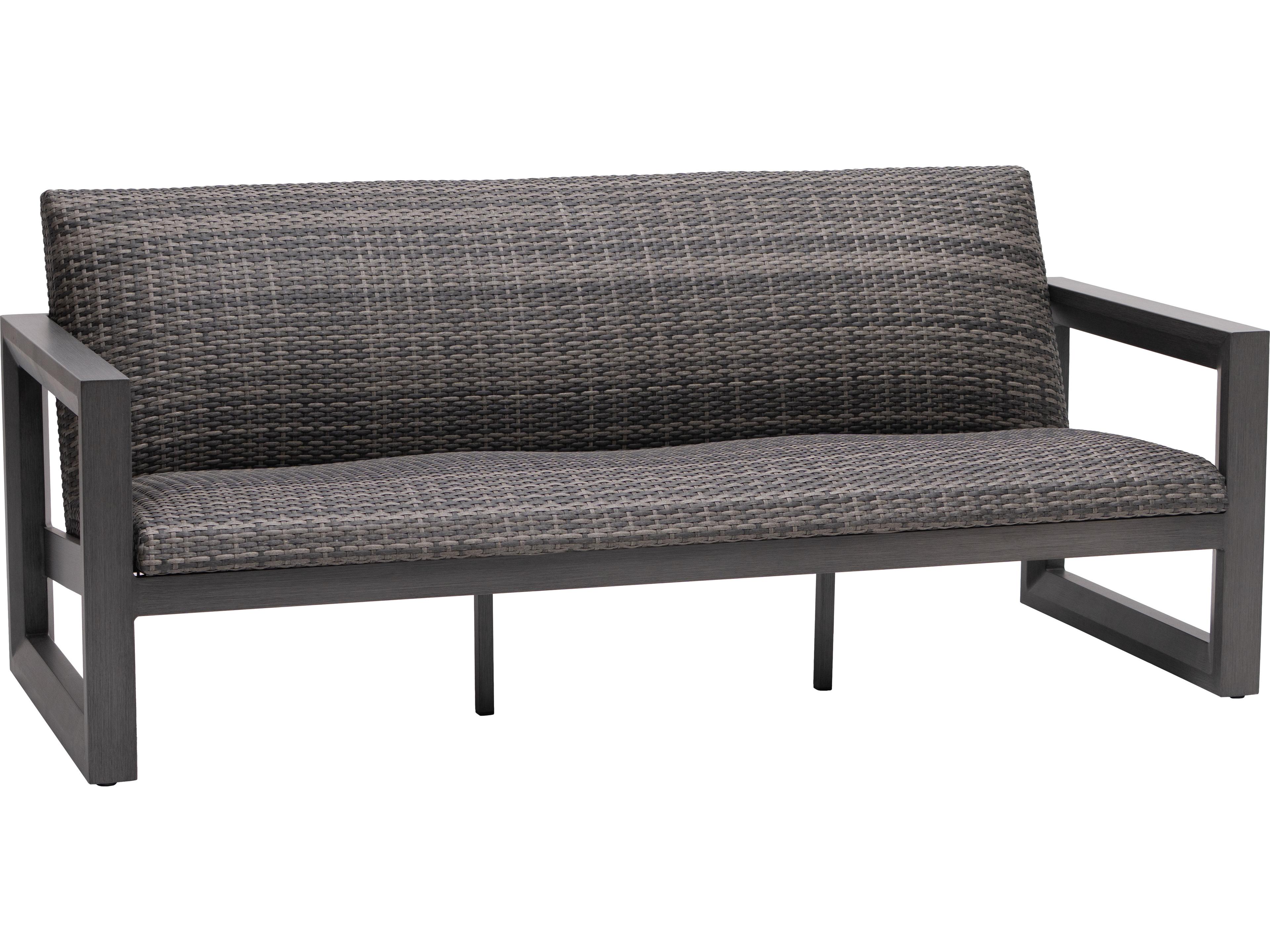 Ratana Bergen Aluminum Wicker Sofa