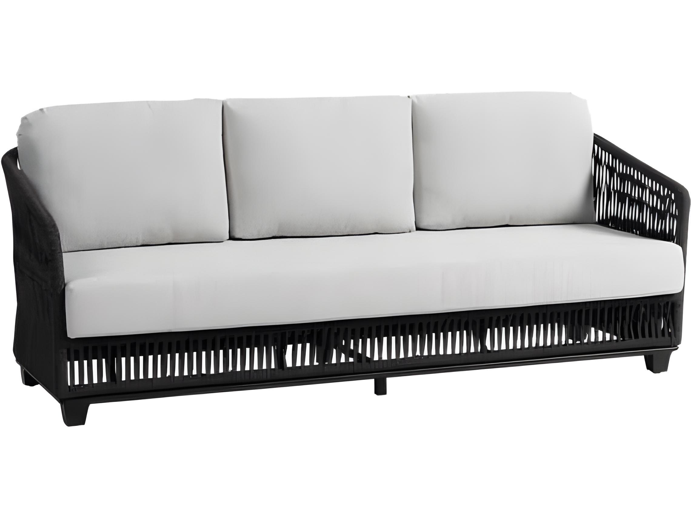 Ratana Gemelli Silver Diva Night Aluminum Cushion Sofa