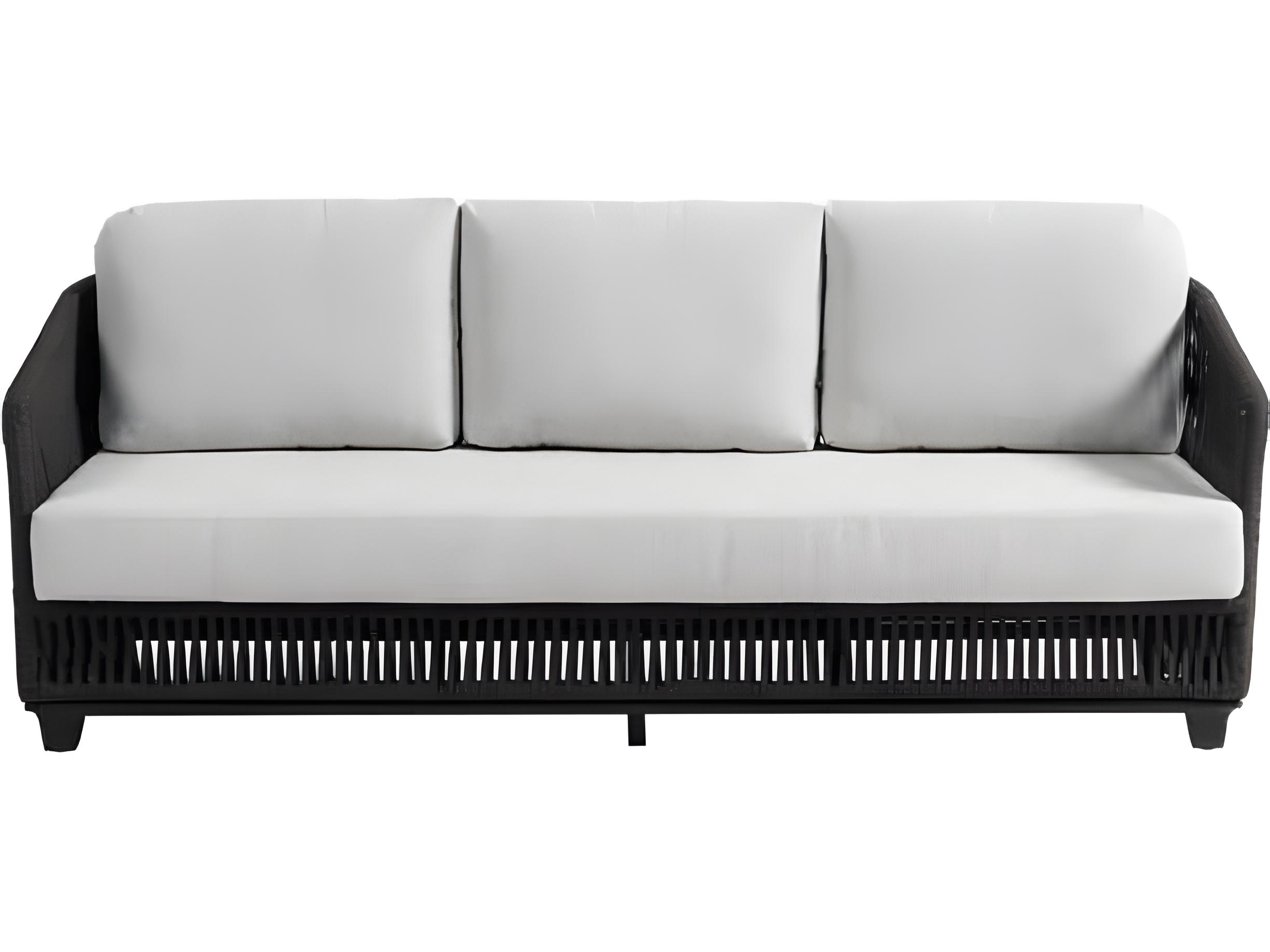 Ratana Gemelli Silver Diva Night Aluminum Cushion Sofa
