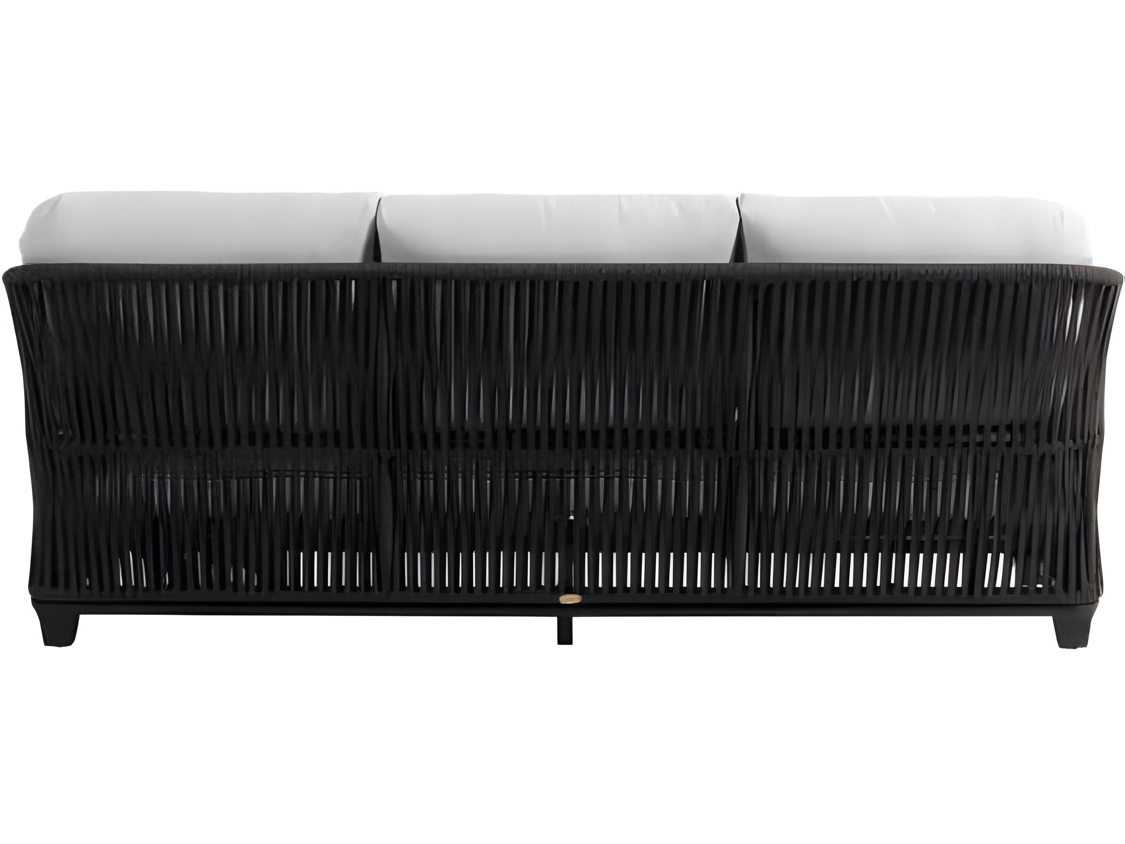 Ratana Gemelli Silver Diva Night Aluminum Cushion Sofa