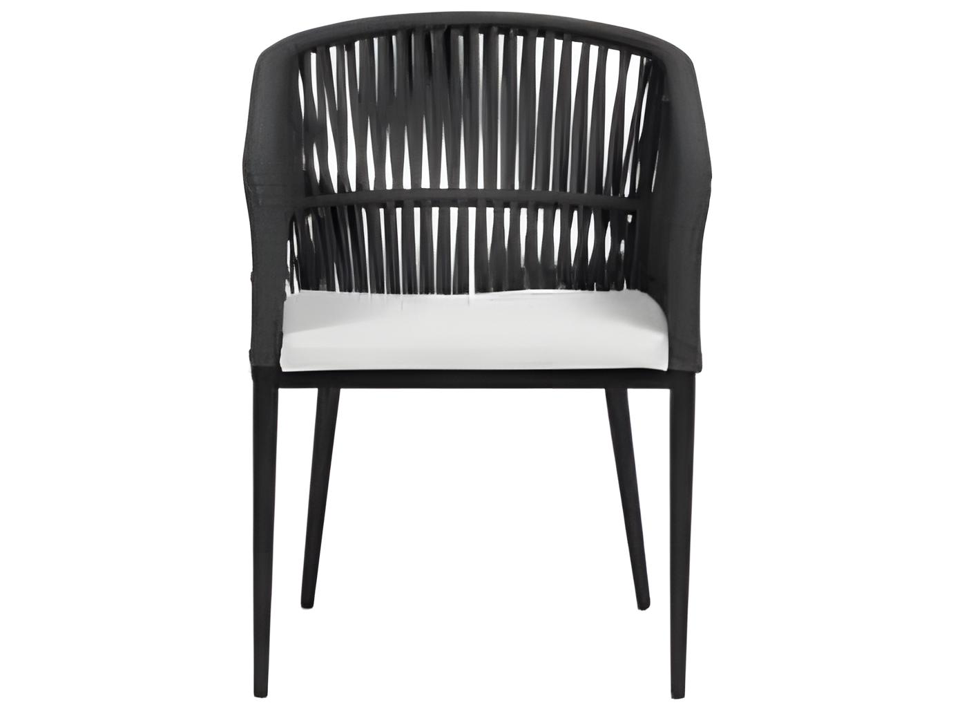 Ratana Gemelli Silver Diva Night Aluminum Cushion Dining Chair