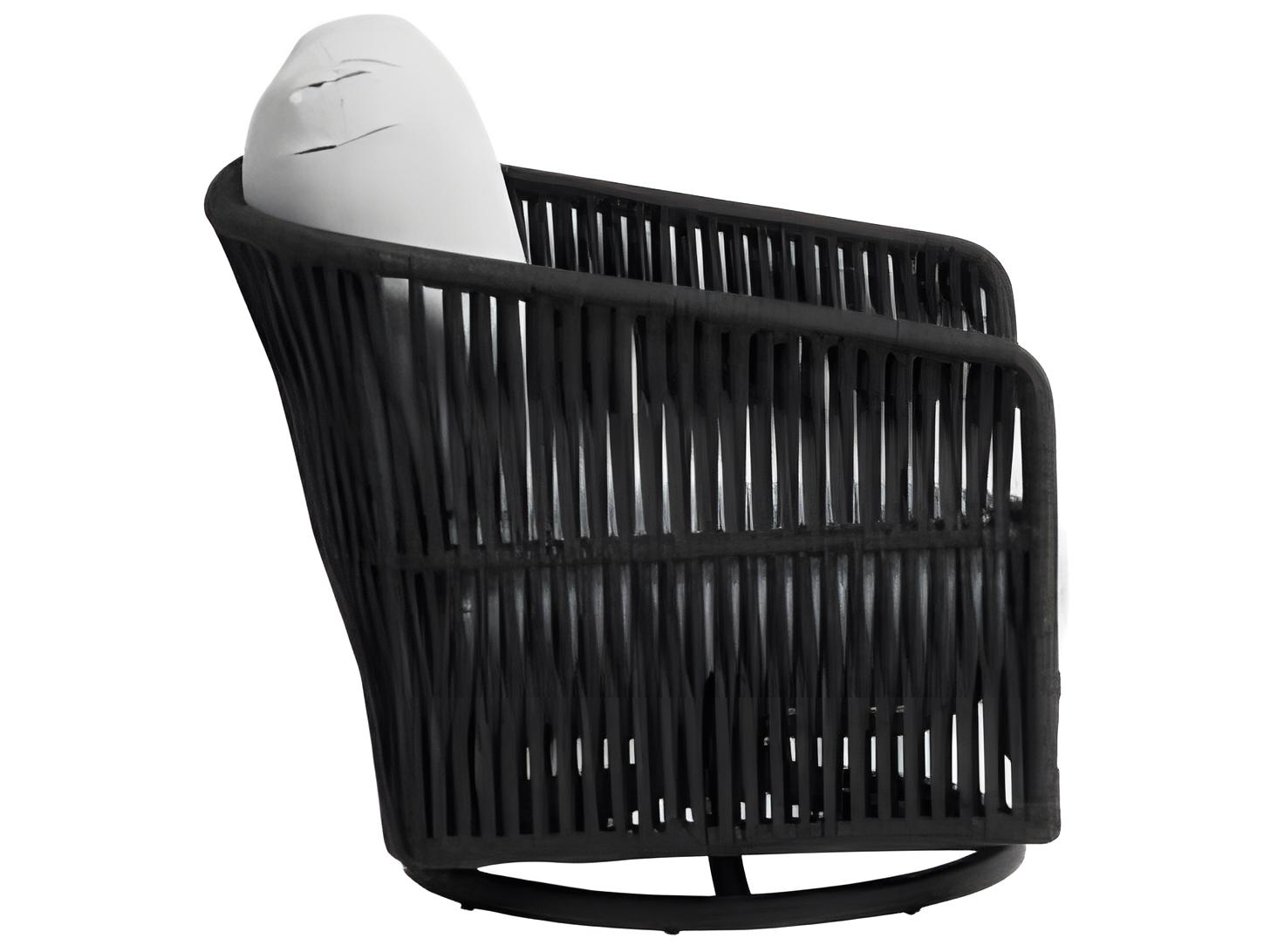 Ratana Gemelli Silver Diva Night Aluminum Cushion Lounge Chair