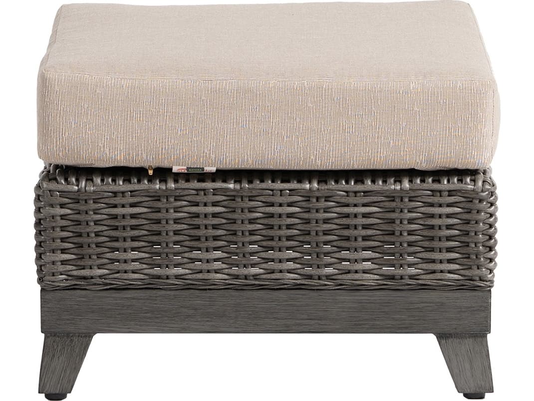 Ratana Mission Hill Wicker Cushion Ottoman
