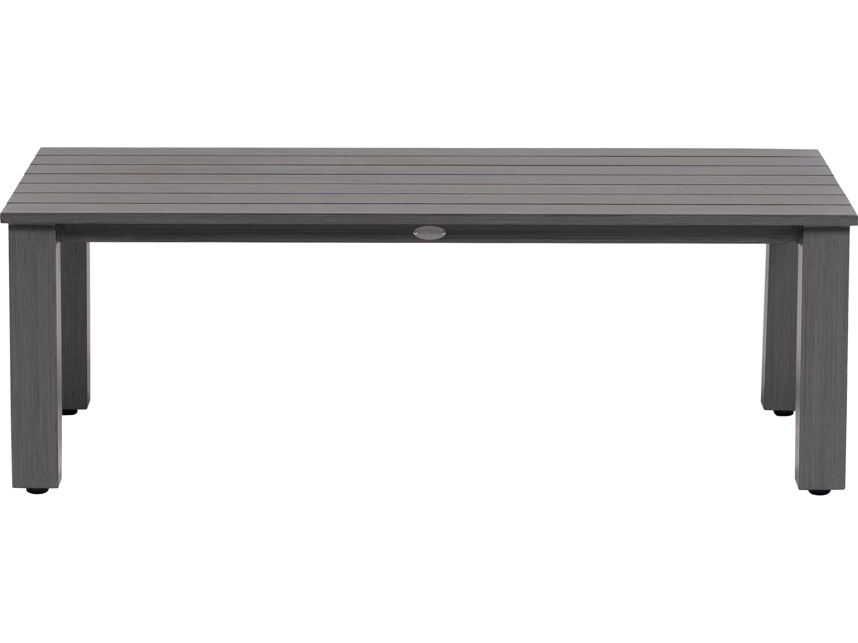 Ratana Sunbury Tables Aluminum Rectangular Coffee Table