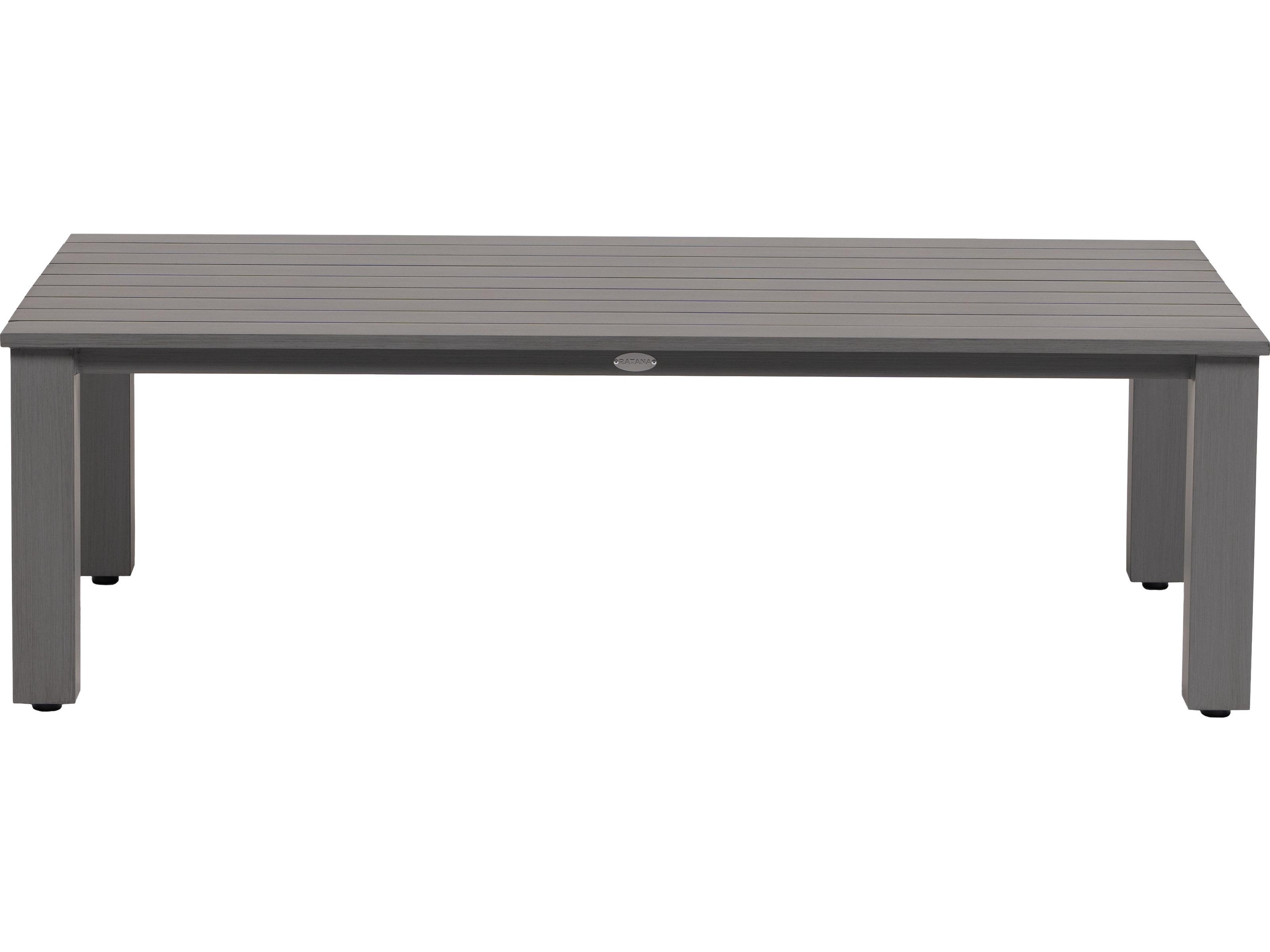 Ratana Sunbury Tables Aluminum Rectangular Coffee Table