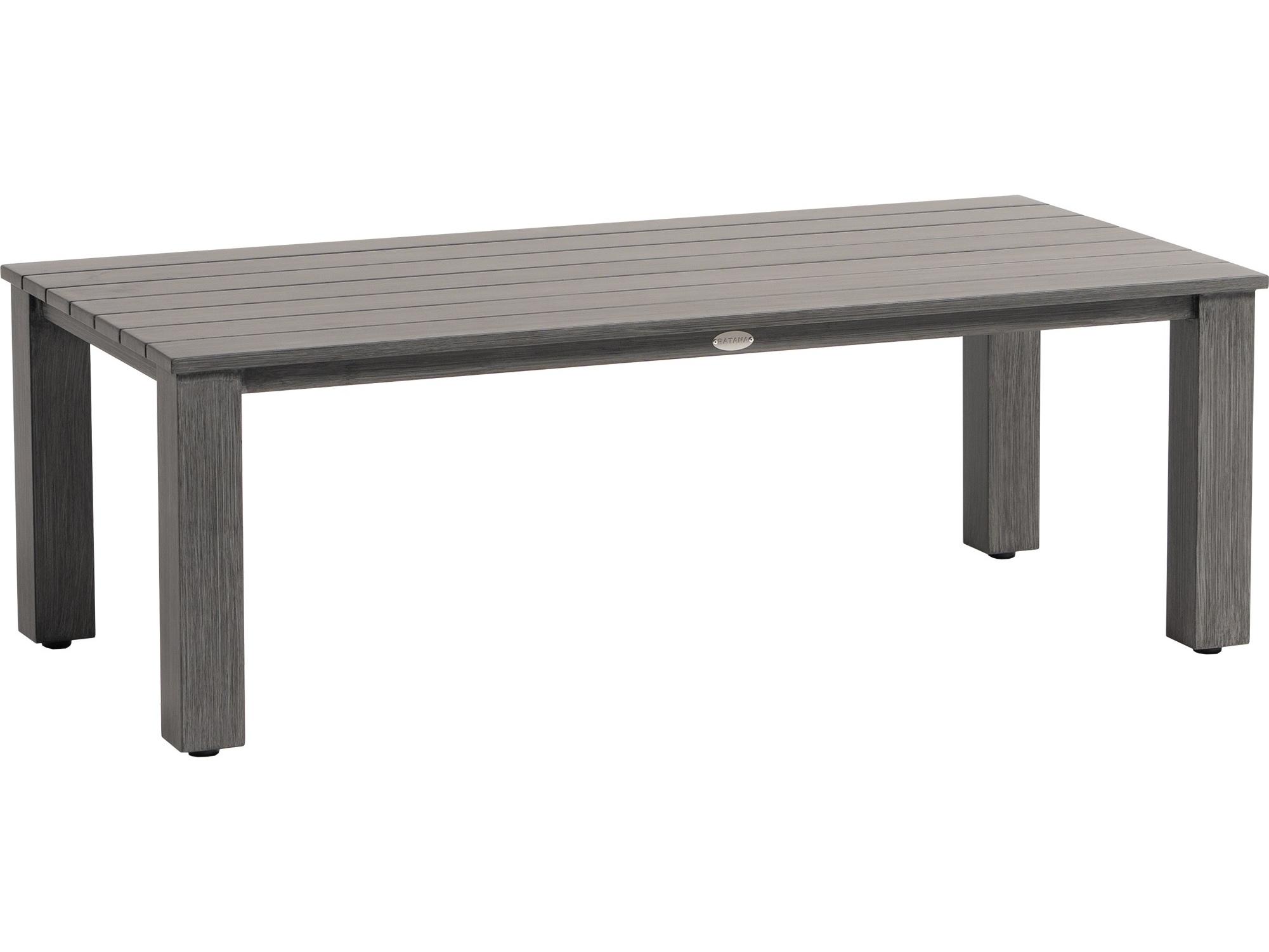 Ratana Mission Hill Aluminum Rectangular Coffee Table