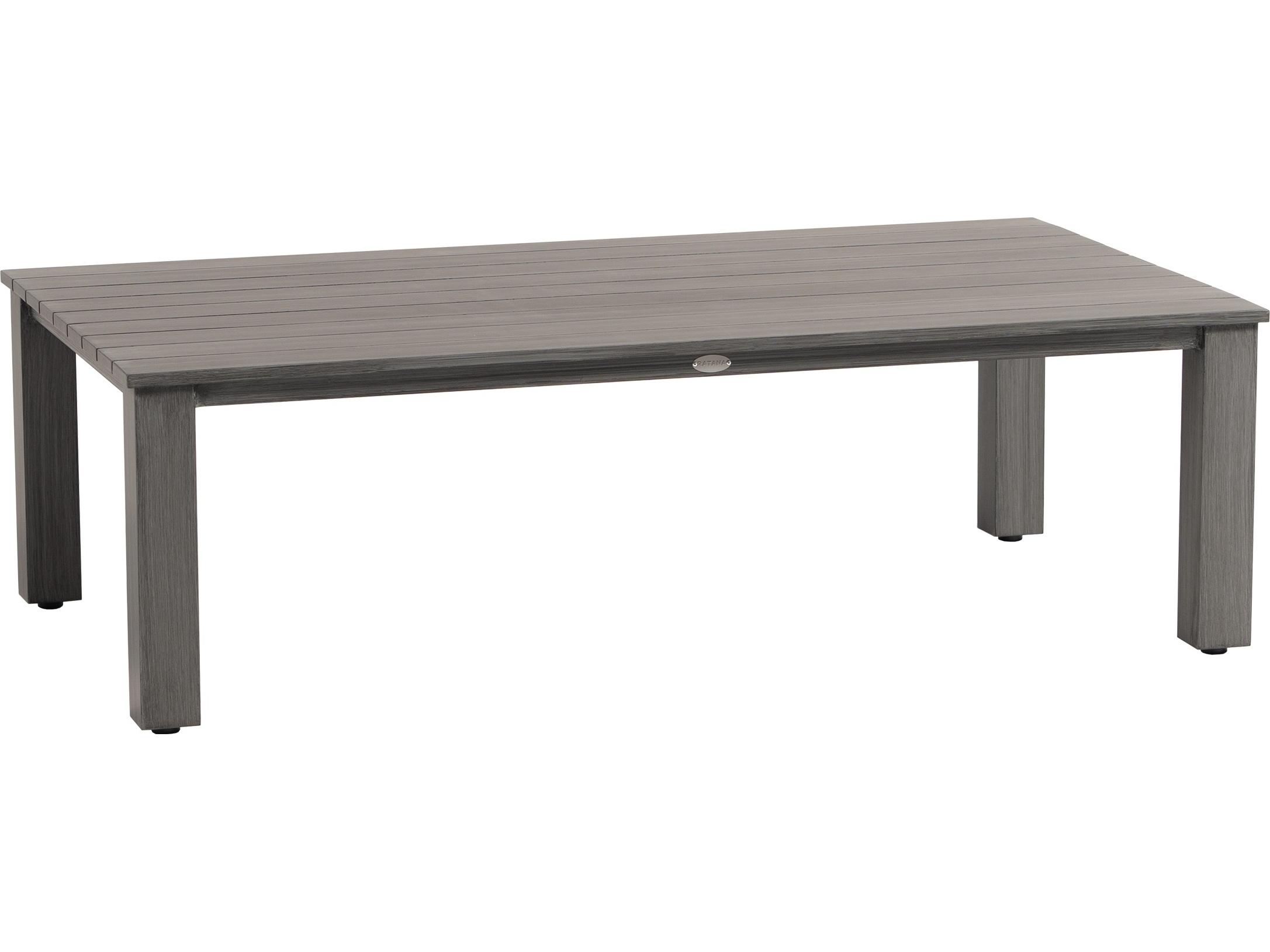 Ratana Mission Hill Aluminum Rectangular Coffee Table