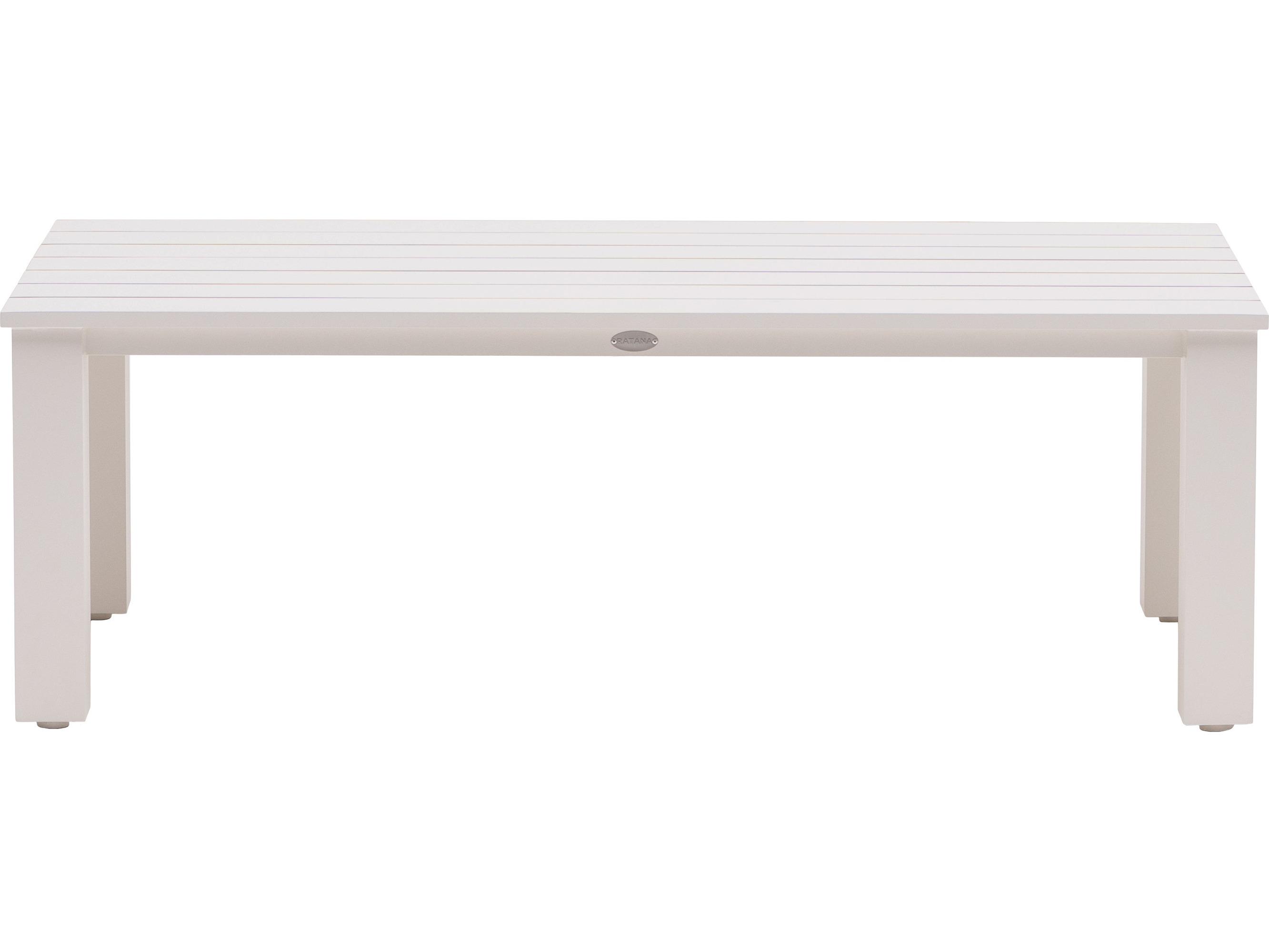 Ratana Sunbury Tables Aluminum Rectangular Coffee Table