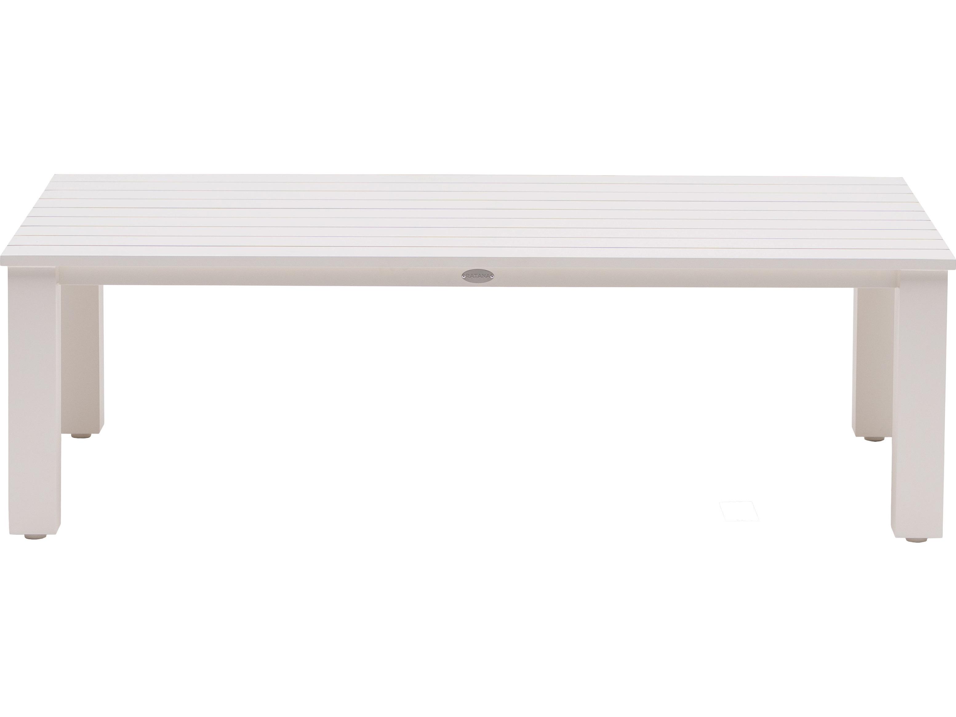 Ratana Sunbury Tables Aluminum Rectangular Coffee Table