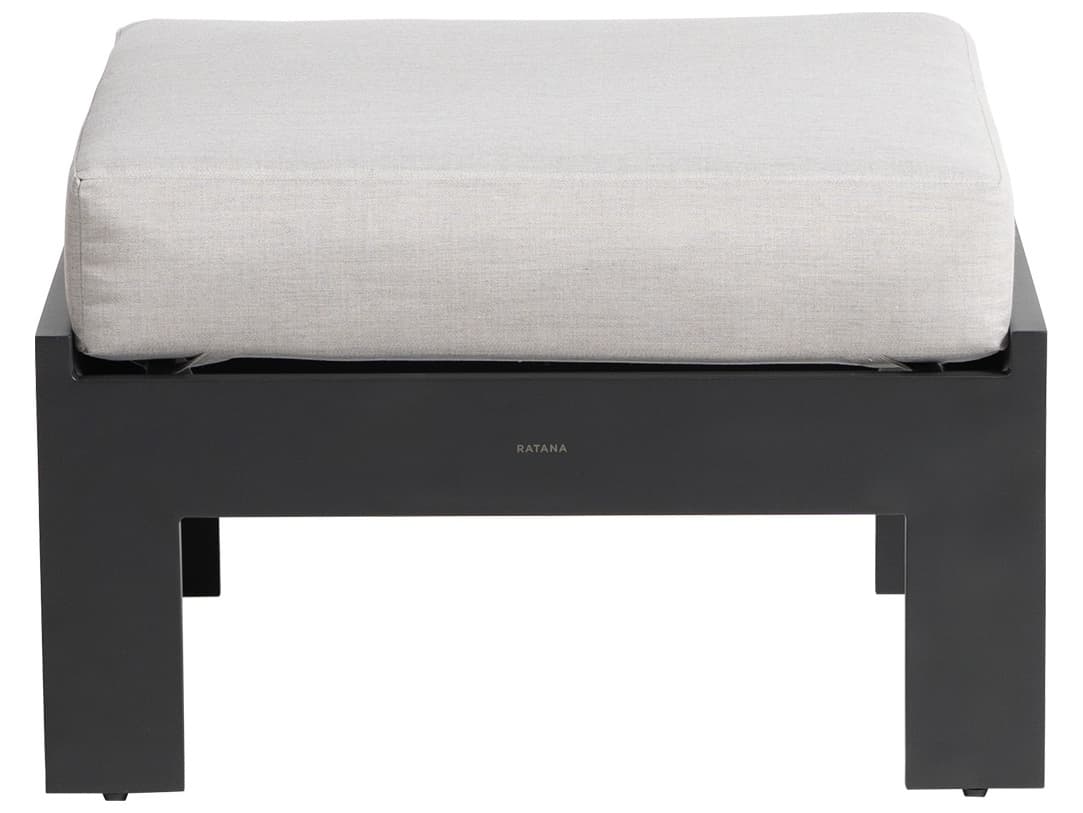 Ratana Vienna Aluminum Cushion Ottoman