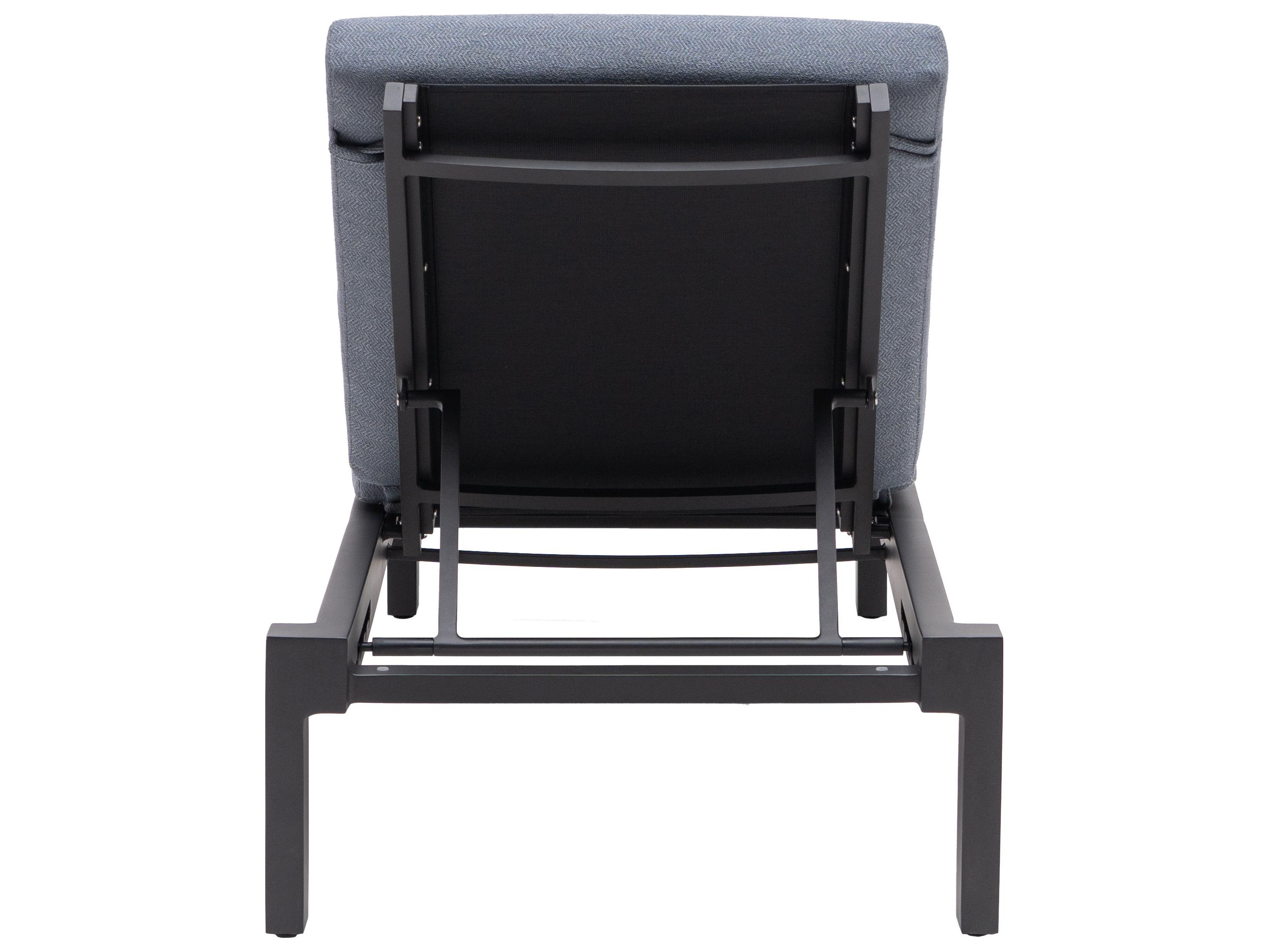 Ratana Vienna Div Aluminum Cushion Chaise Lounge