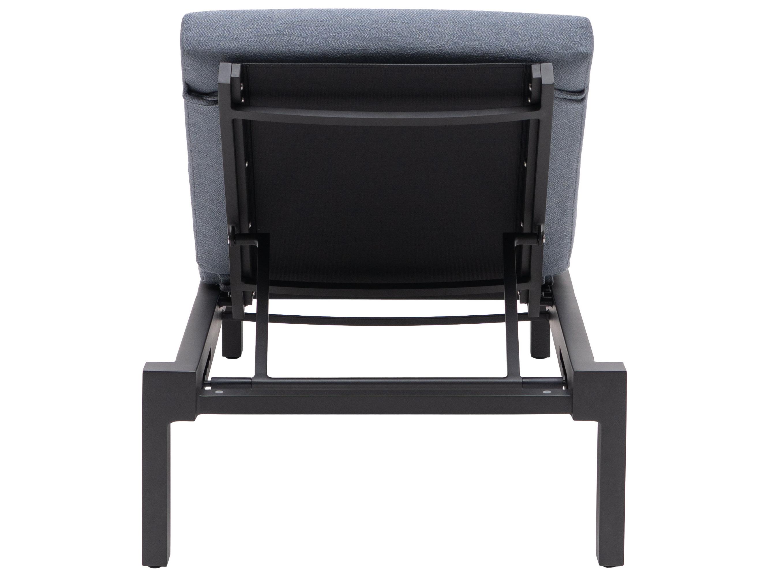 Ratana Vienna Div Aluminum Cushion Chaise Lounge