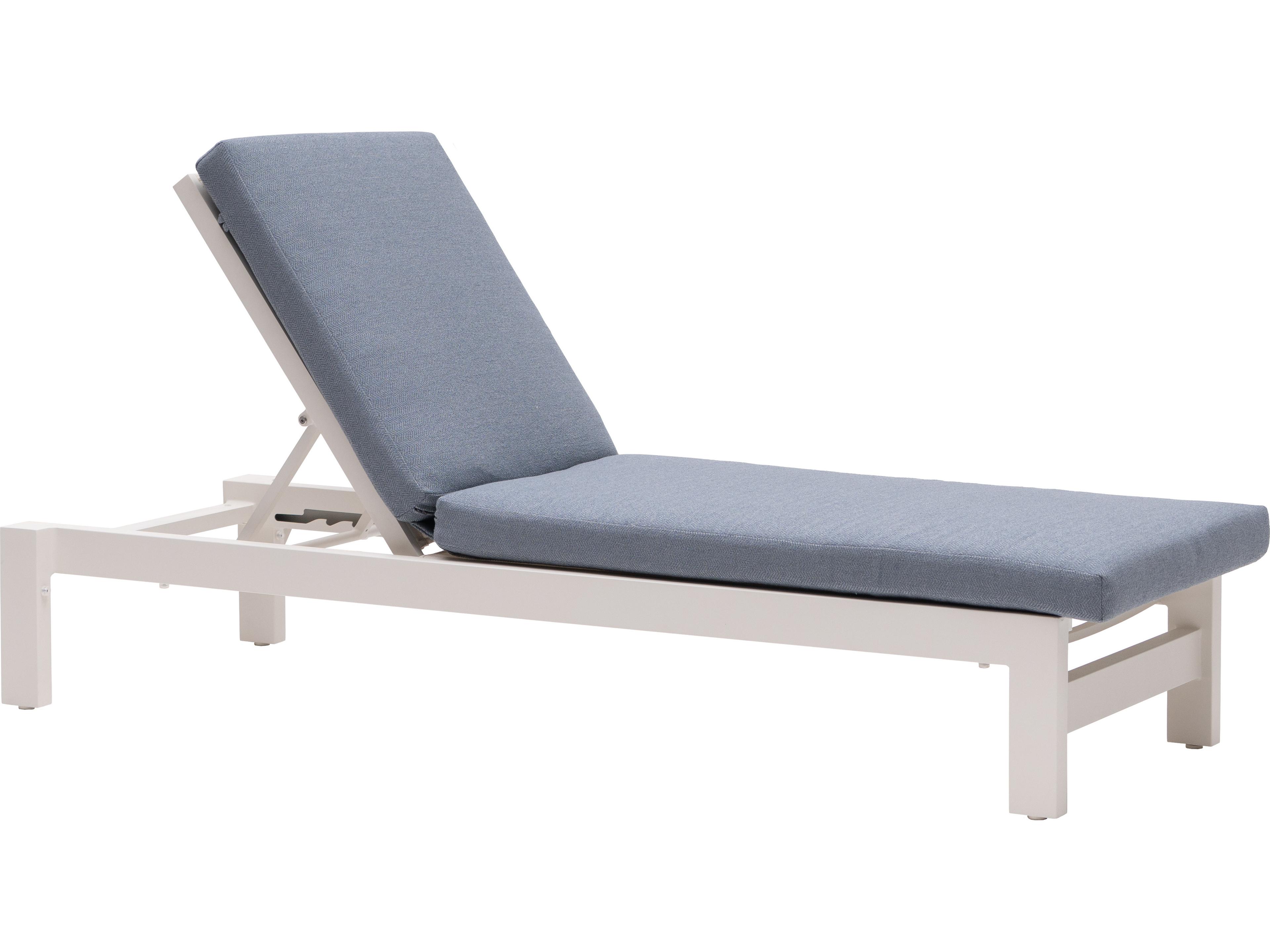 Ratana Vienna Aluminum Cushion Chaise Lounge