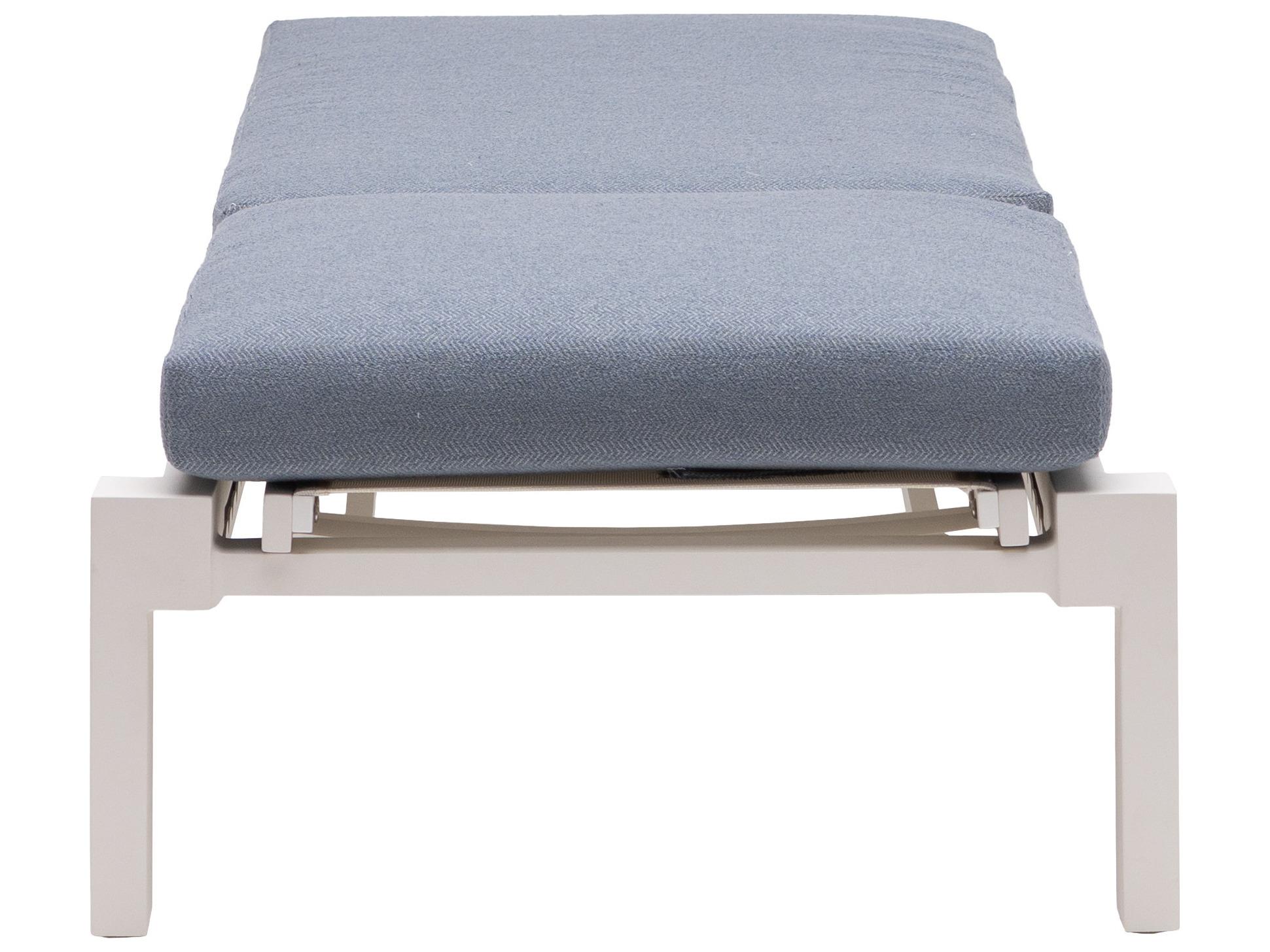 Ratana Vienna Aluminum Cushion Chaise Lounge