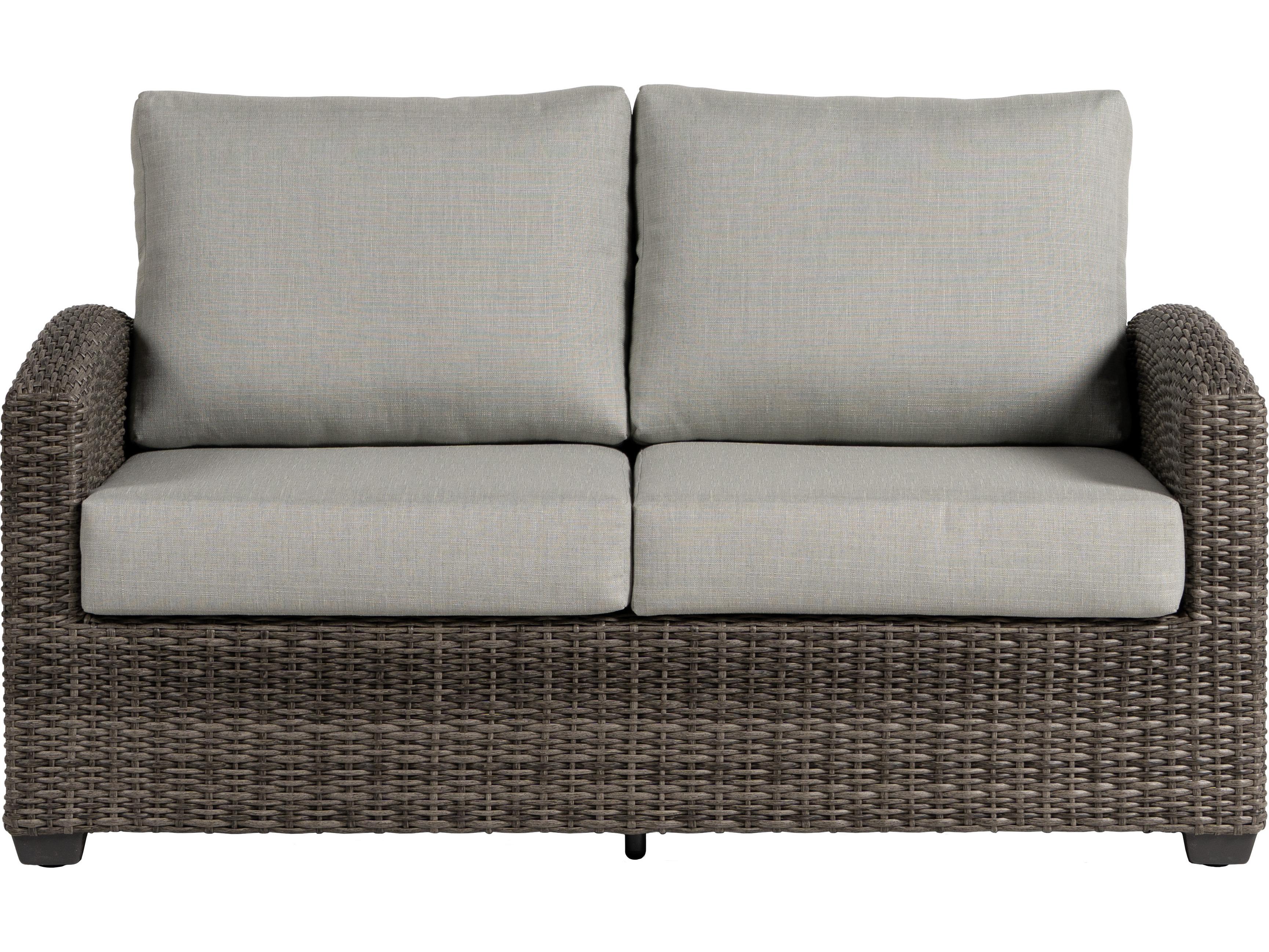 Ratana Coral Gables Aluminum Wicker Loveseat