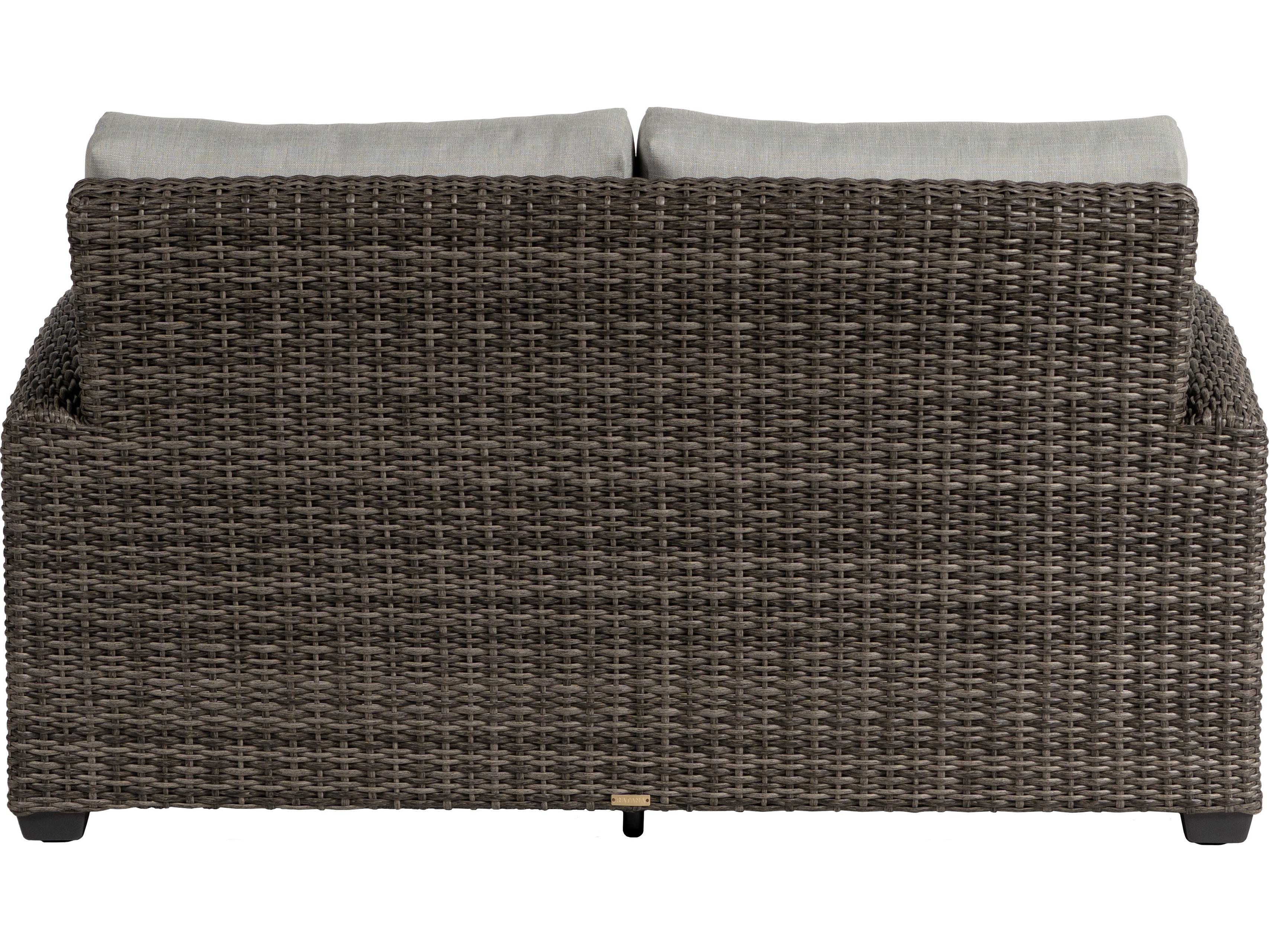 Ratana Coral Gables Aluminum Wicker Loveseat