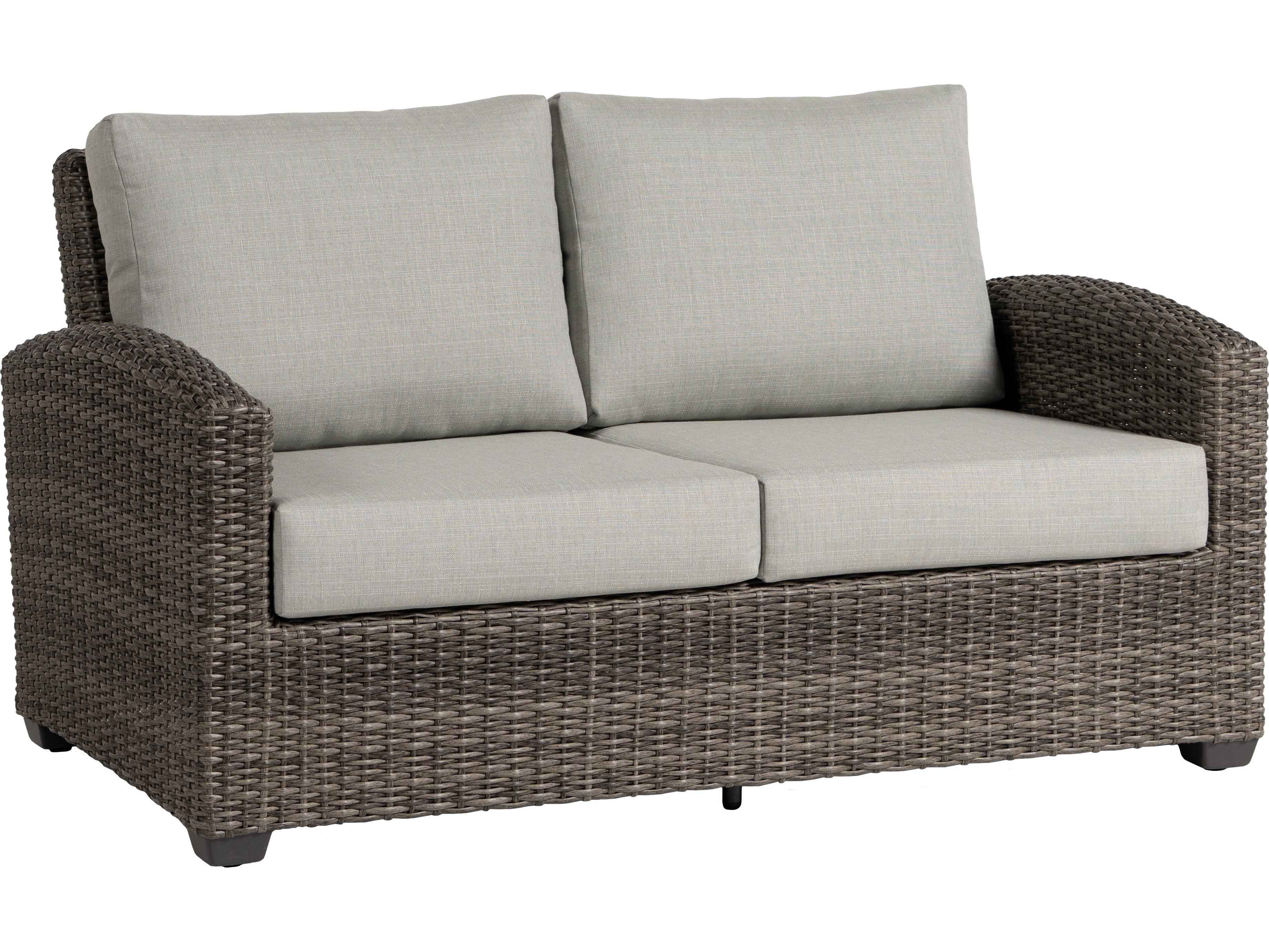 Ratana Coral Gables Aluminum Wicker Loveseat