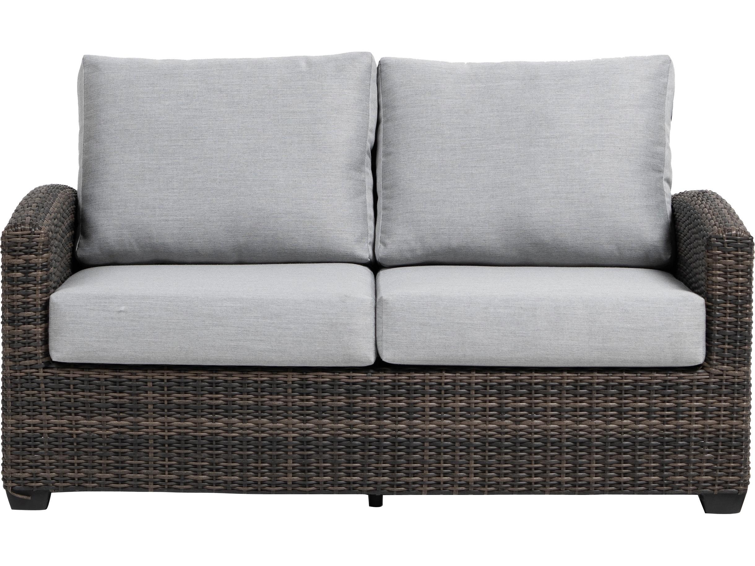 Ratana Coral Gables Aluminum Cushion Loveseat