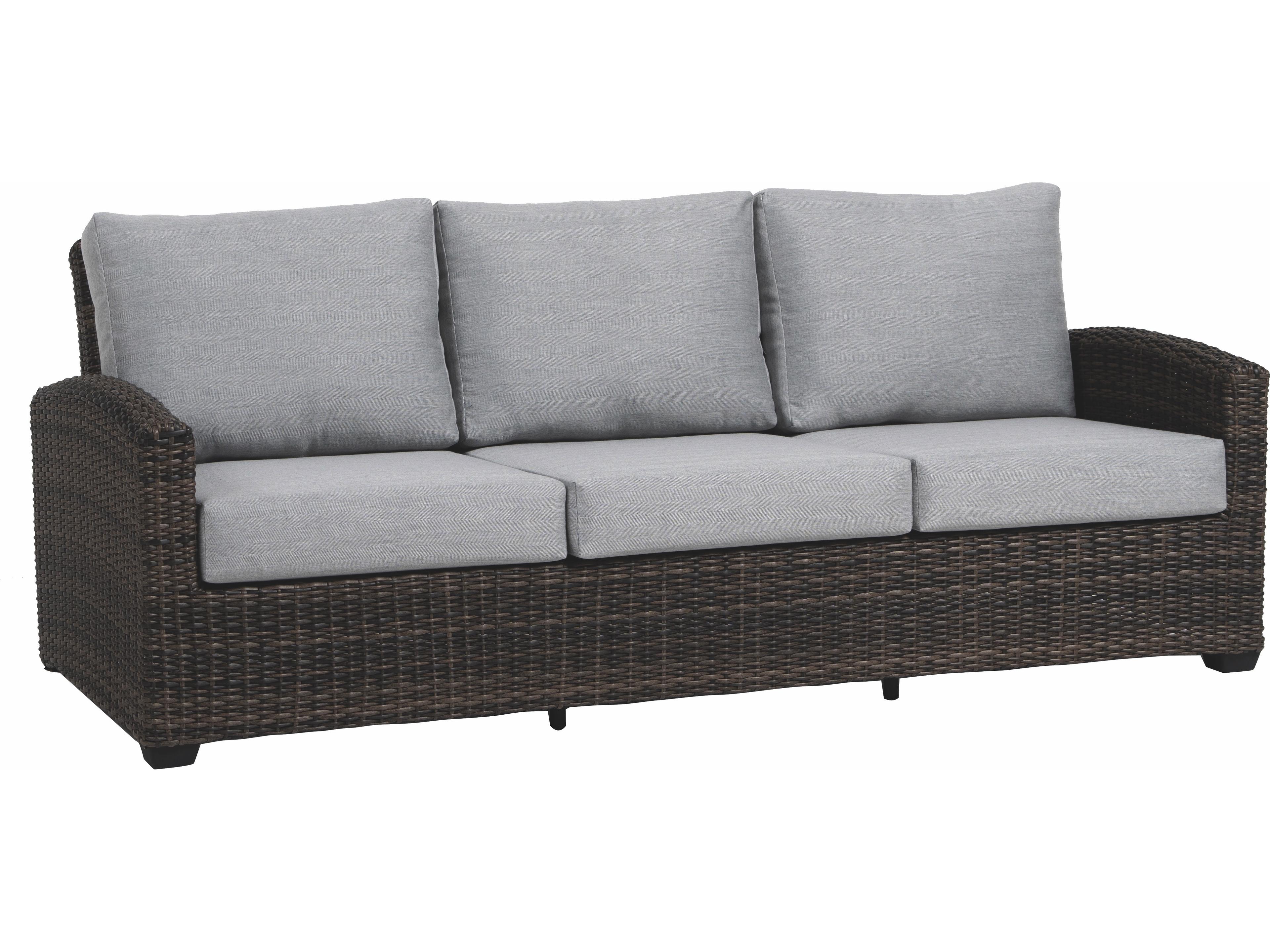 Ratana Coral Gables Aluminum Wicker Sofa