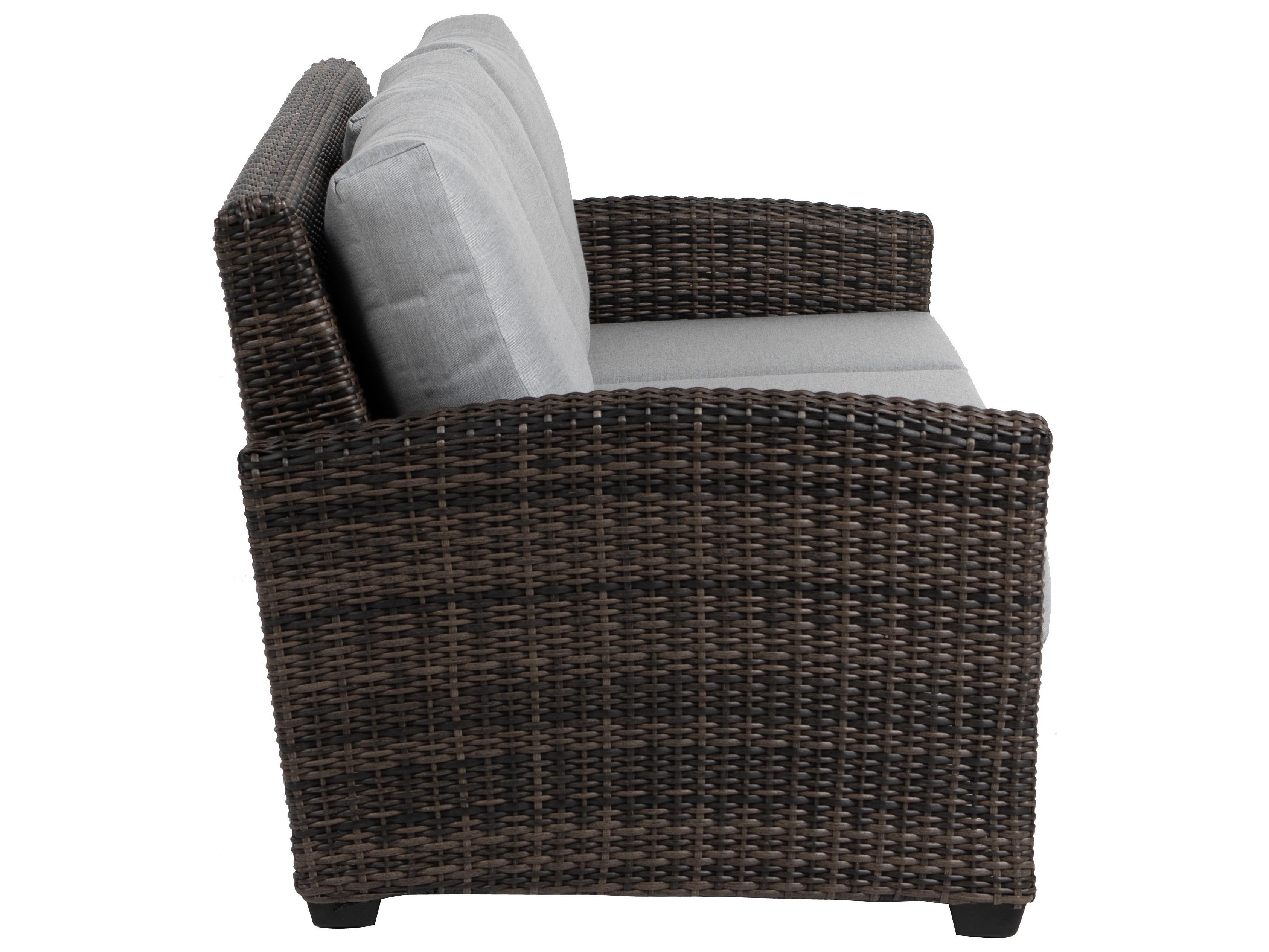 Ratana Coral Gables Aluminum Wicker Sofa