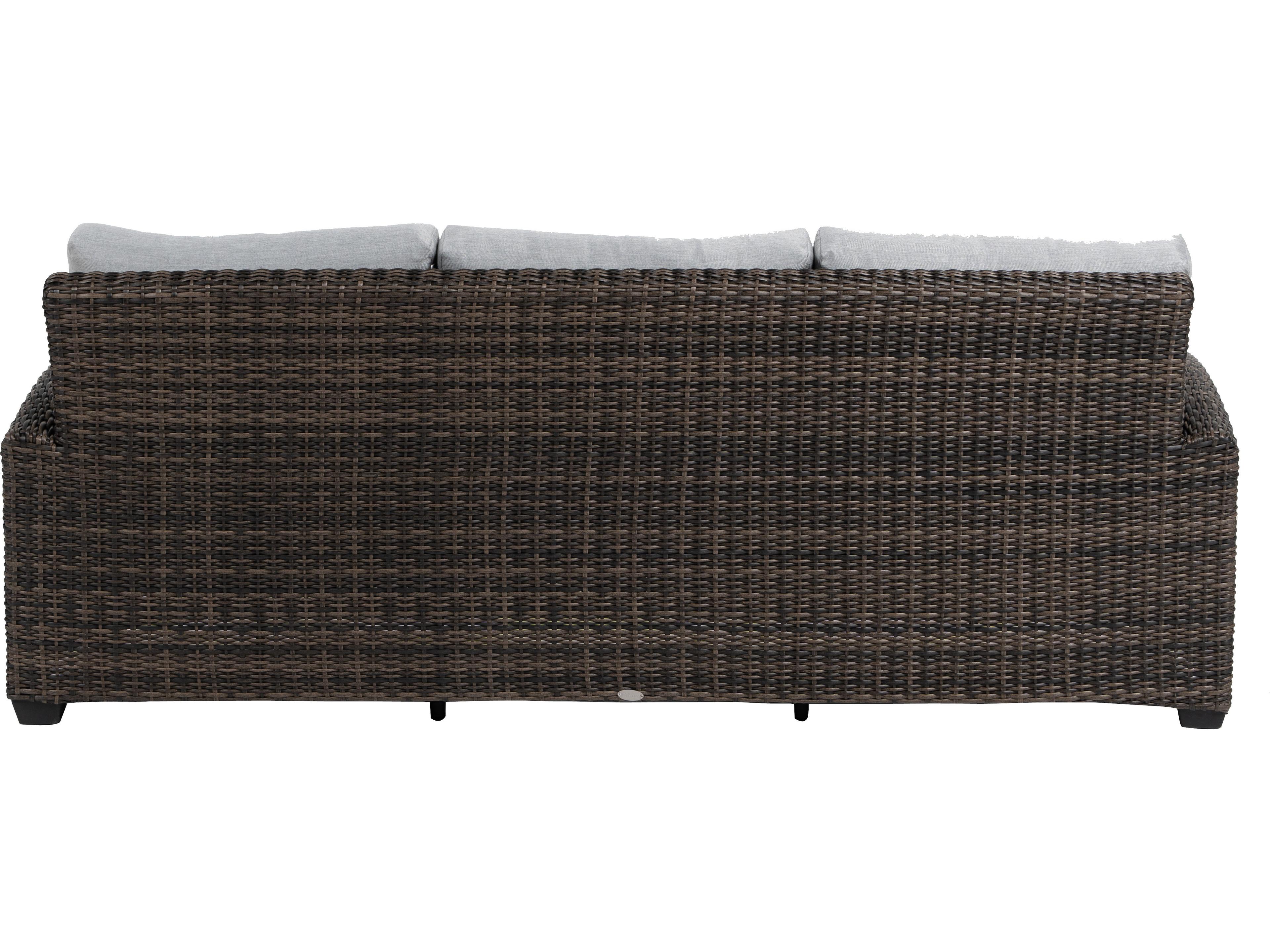 Ratana Coral Gables Aluminum Wicker Sofa