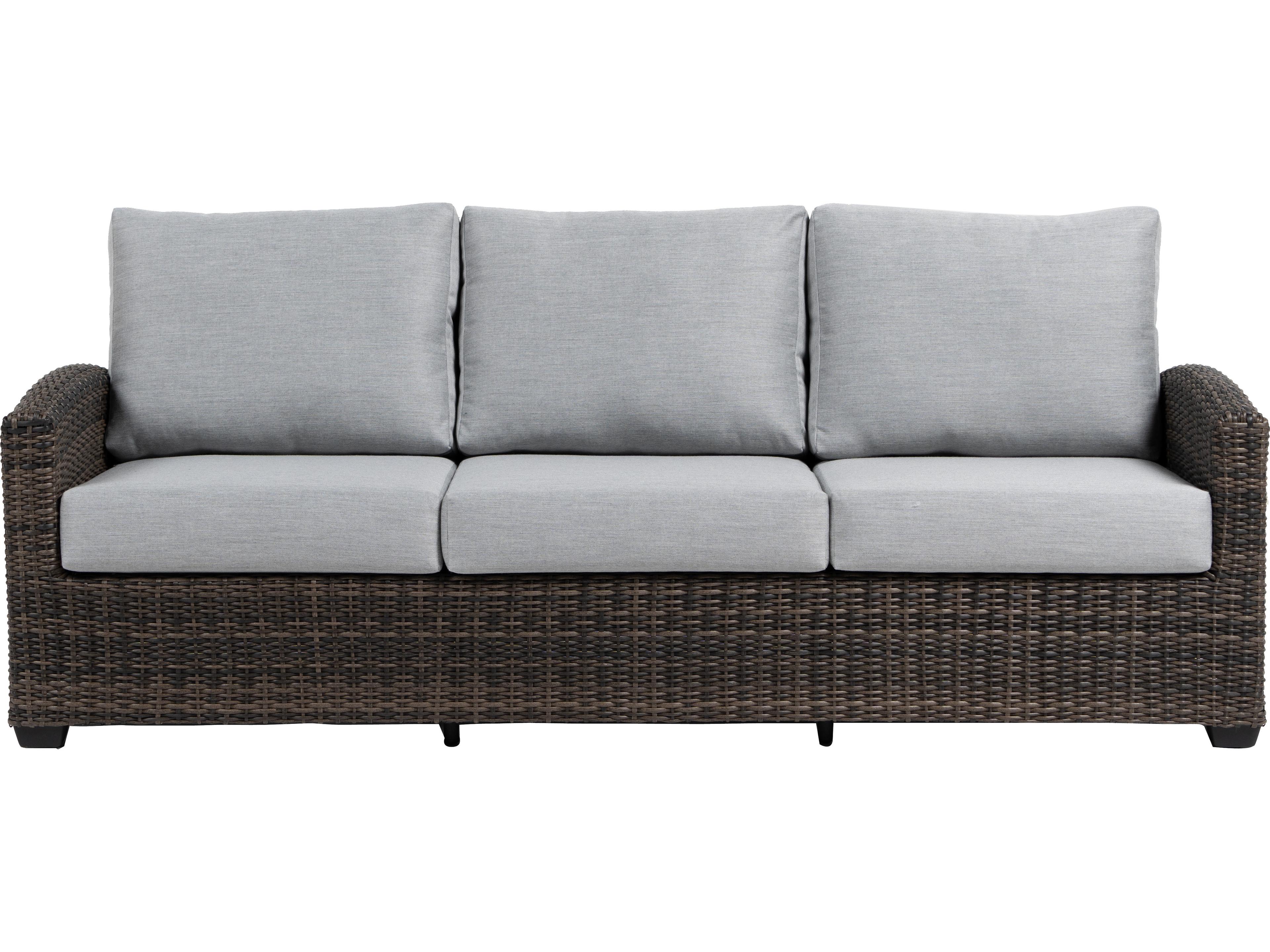 Ratana Coral Gables Aluminum Wicker Sofa
