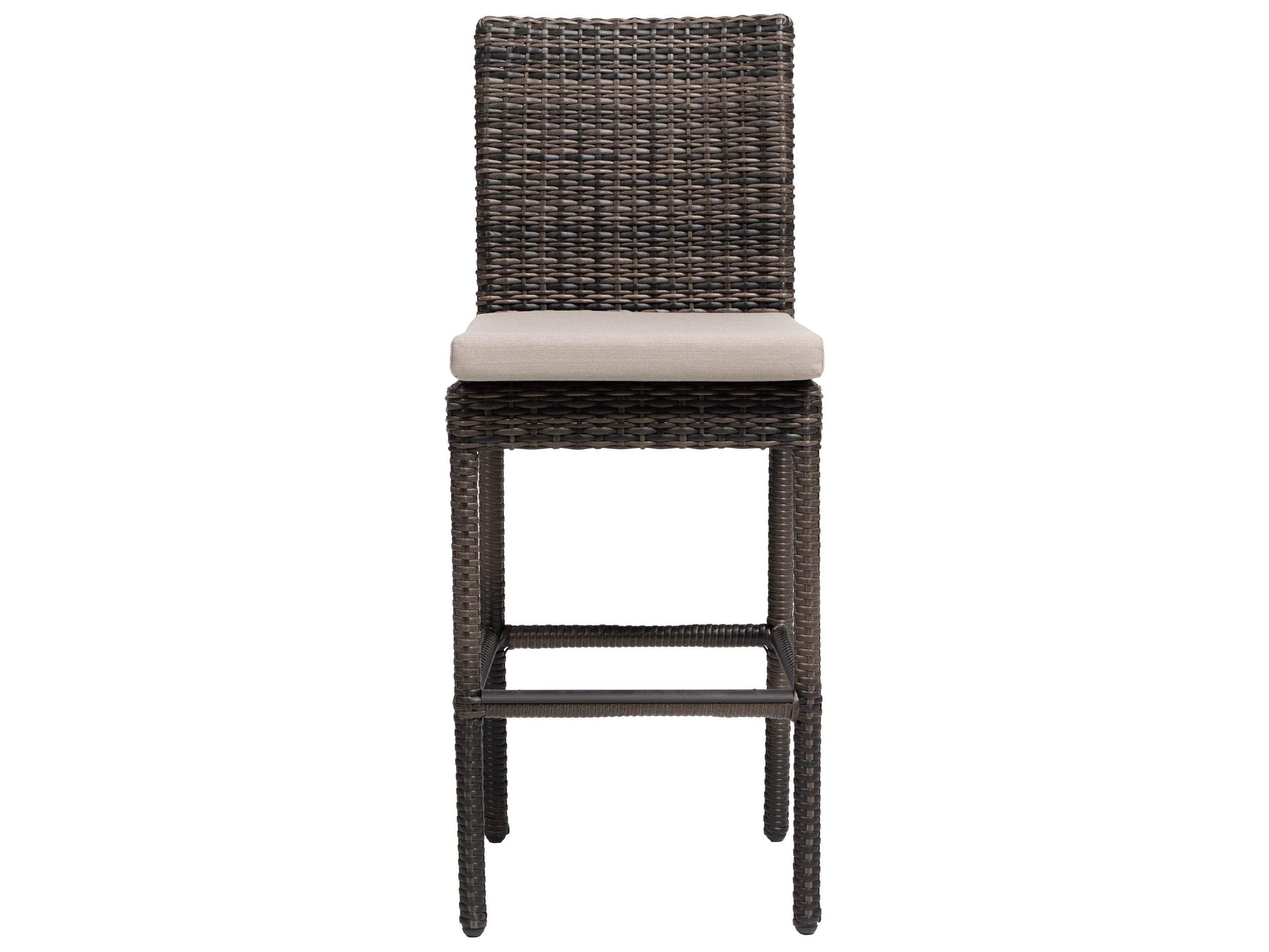 Ratana Coral Gables Aluminum Wicker Bar Stool