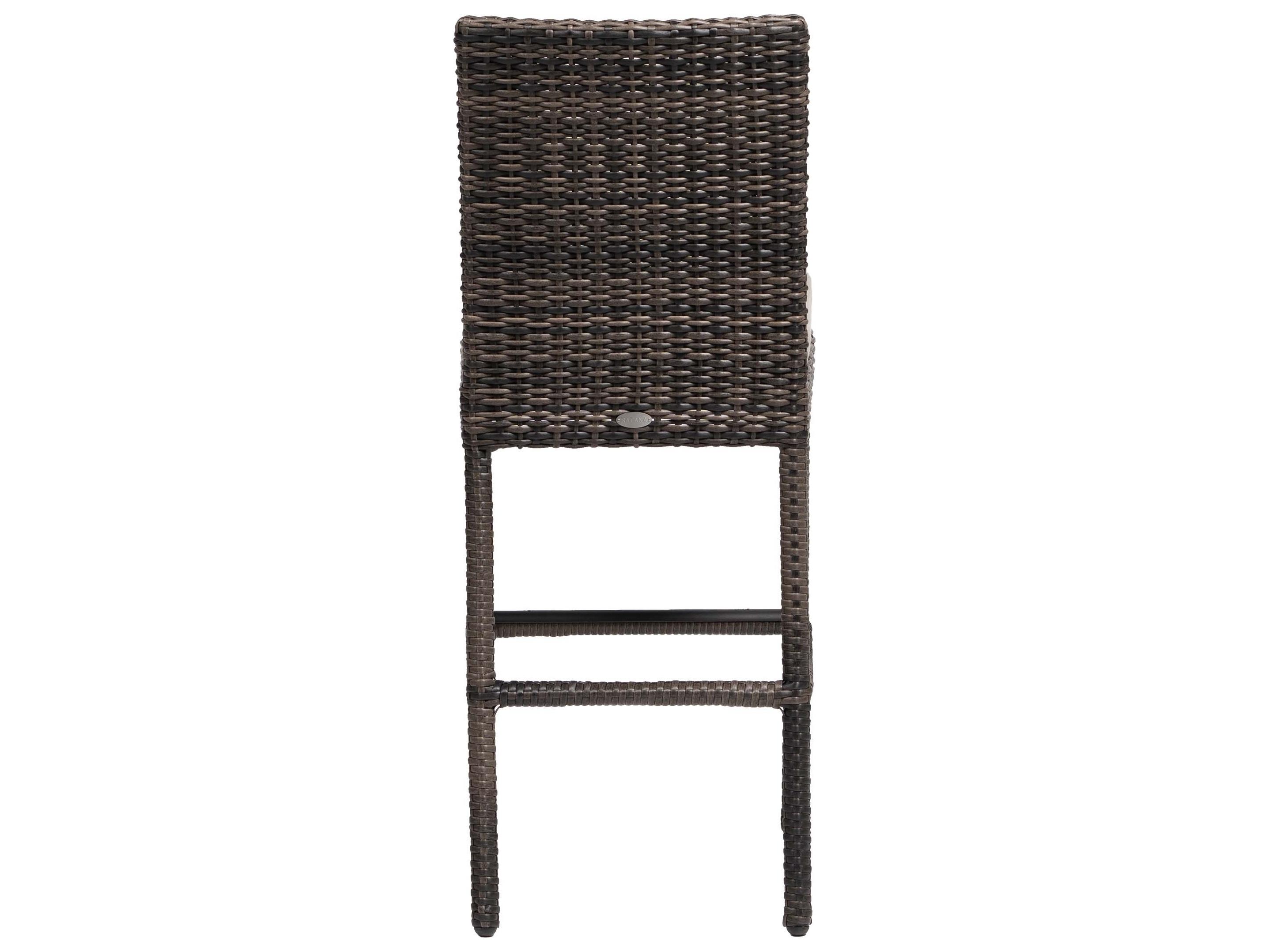 Ratana Coral Gables Aluminum Wicker Bar Stool