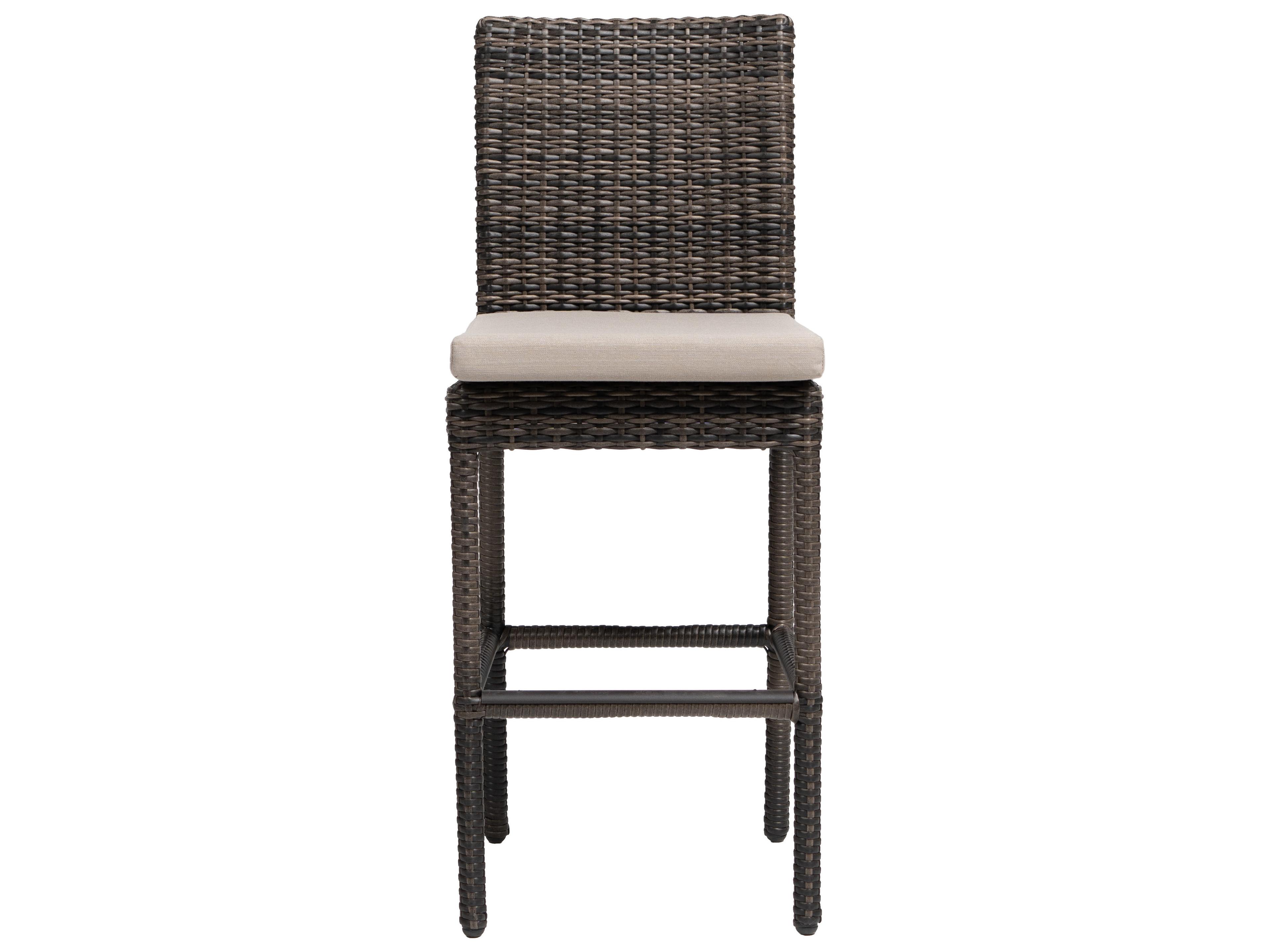 Ratana Coral Gables Aluminum Wicker Bar Stool