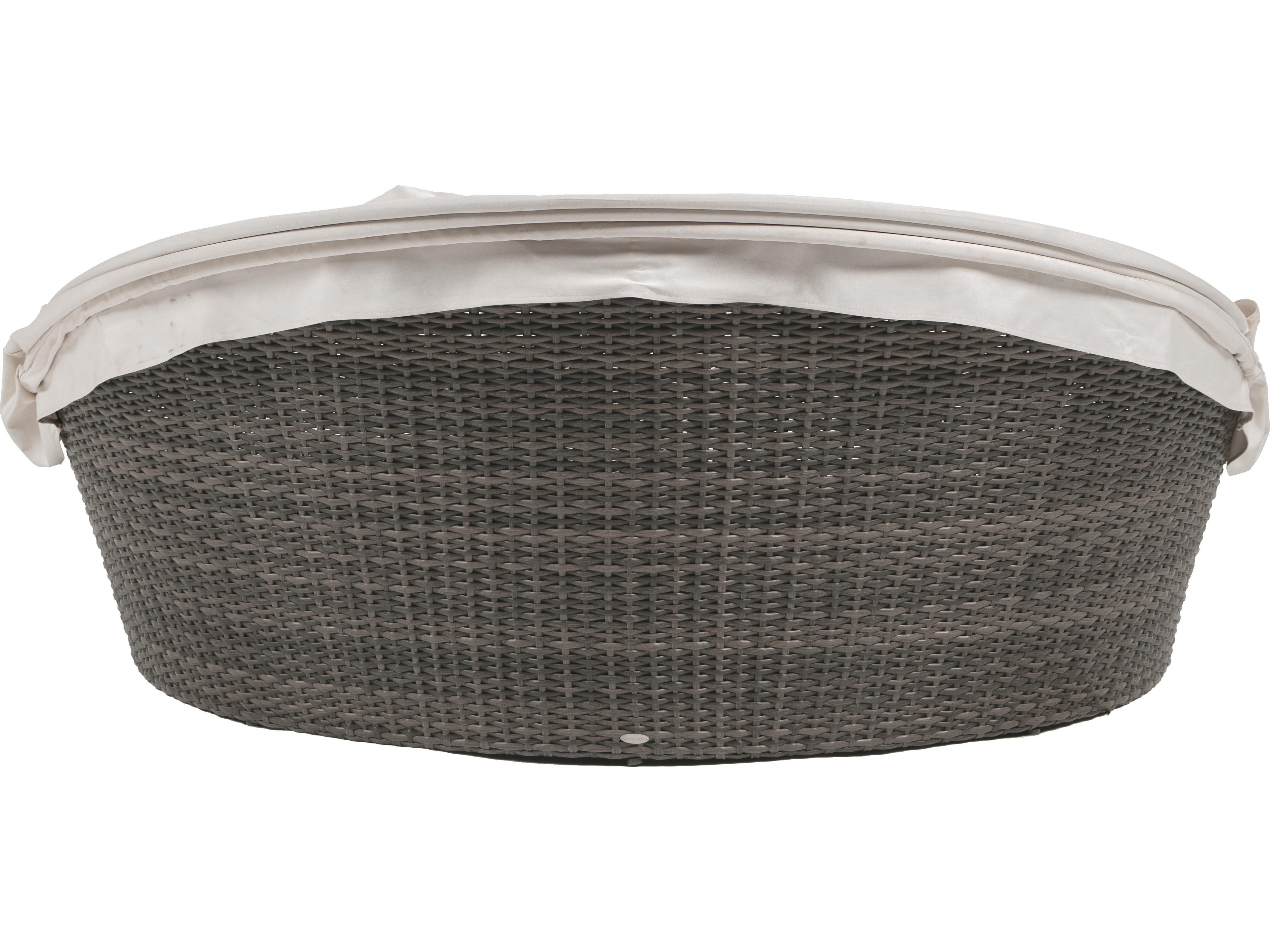 Ratana Coral Gables Aluminum Wicker Lounge Bed