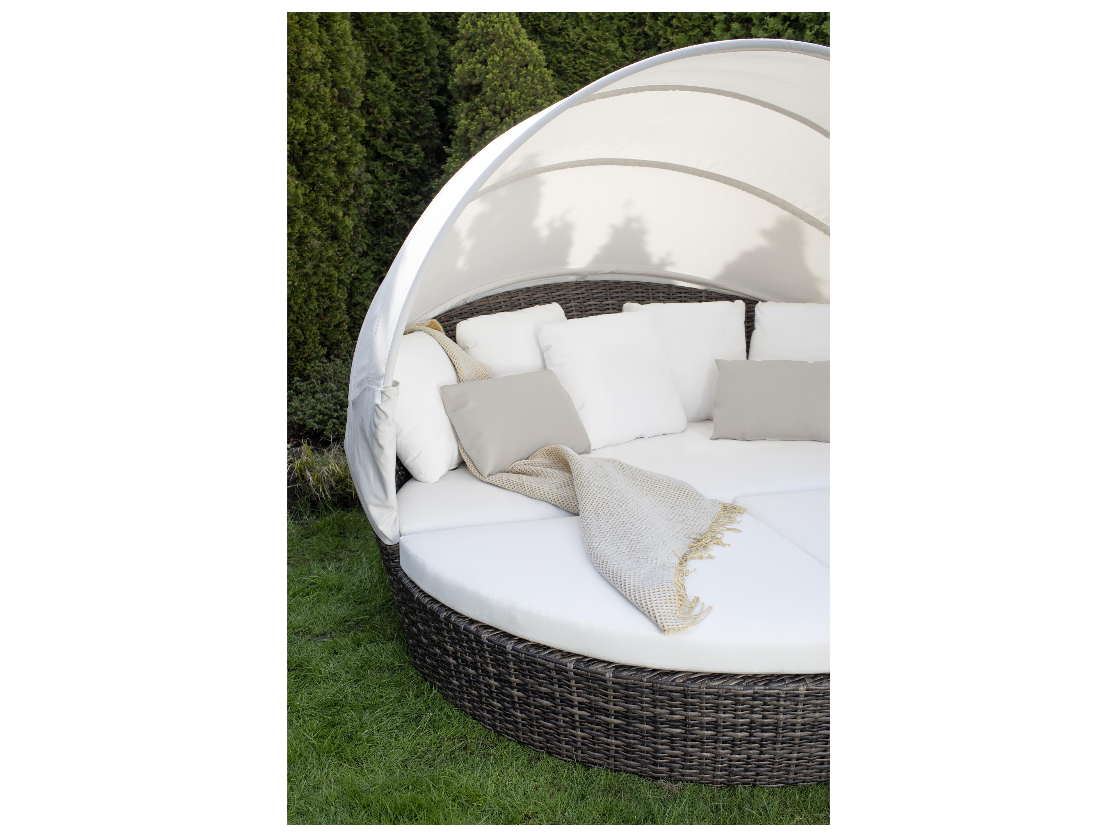 Ratana Coral Gables Aluminum Wicker Lounge Bed