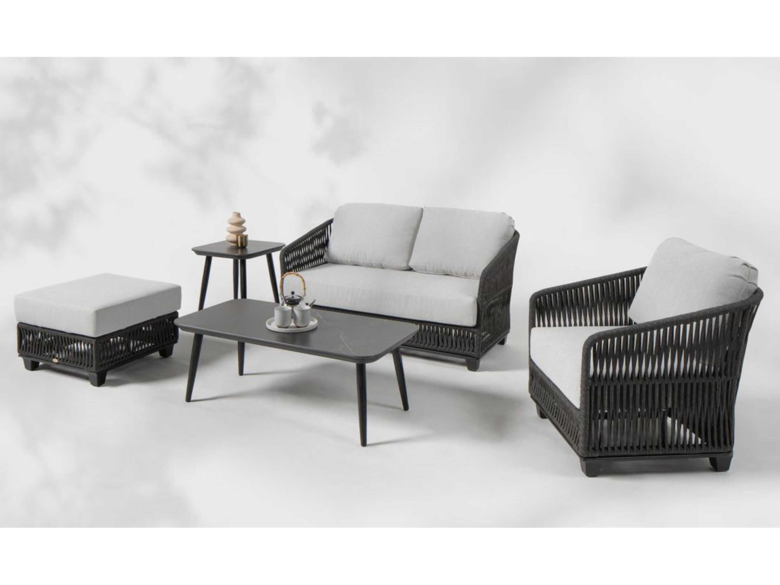 Ratana Gemelli Aluminum Cushion Lounge Set