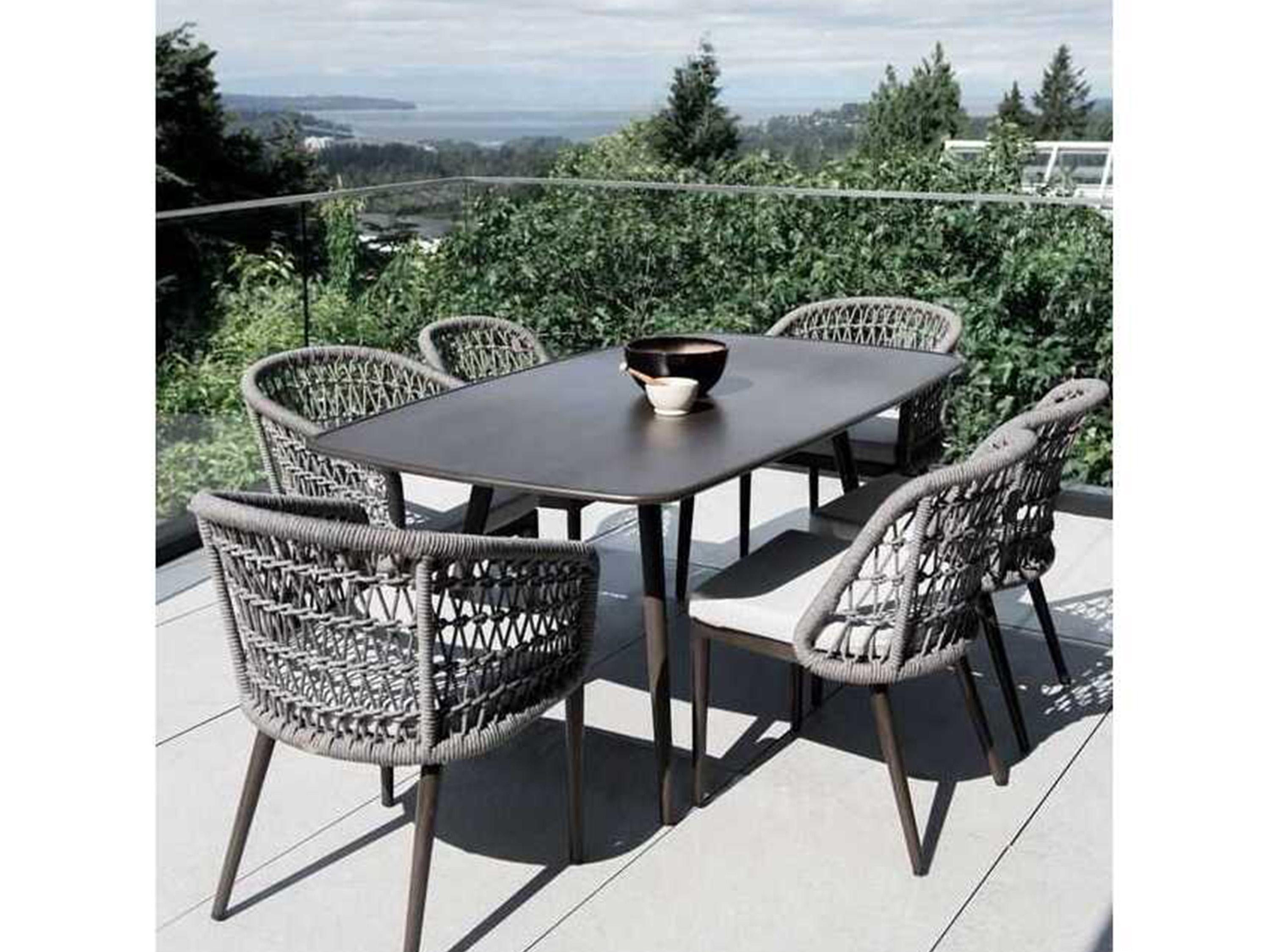 Ratana Poinciana Aluminum Dining Set